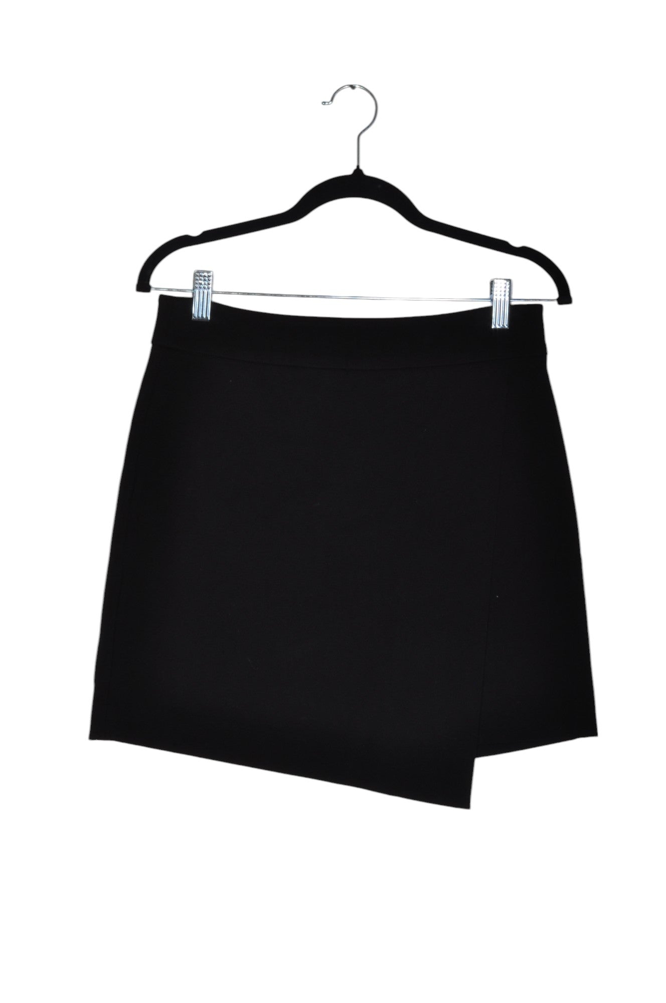 ICÔNE Stylish Women's Casual Black Skirt - Size 6, Regular Fit
