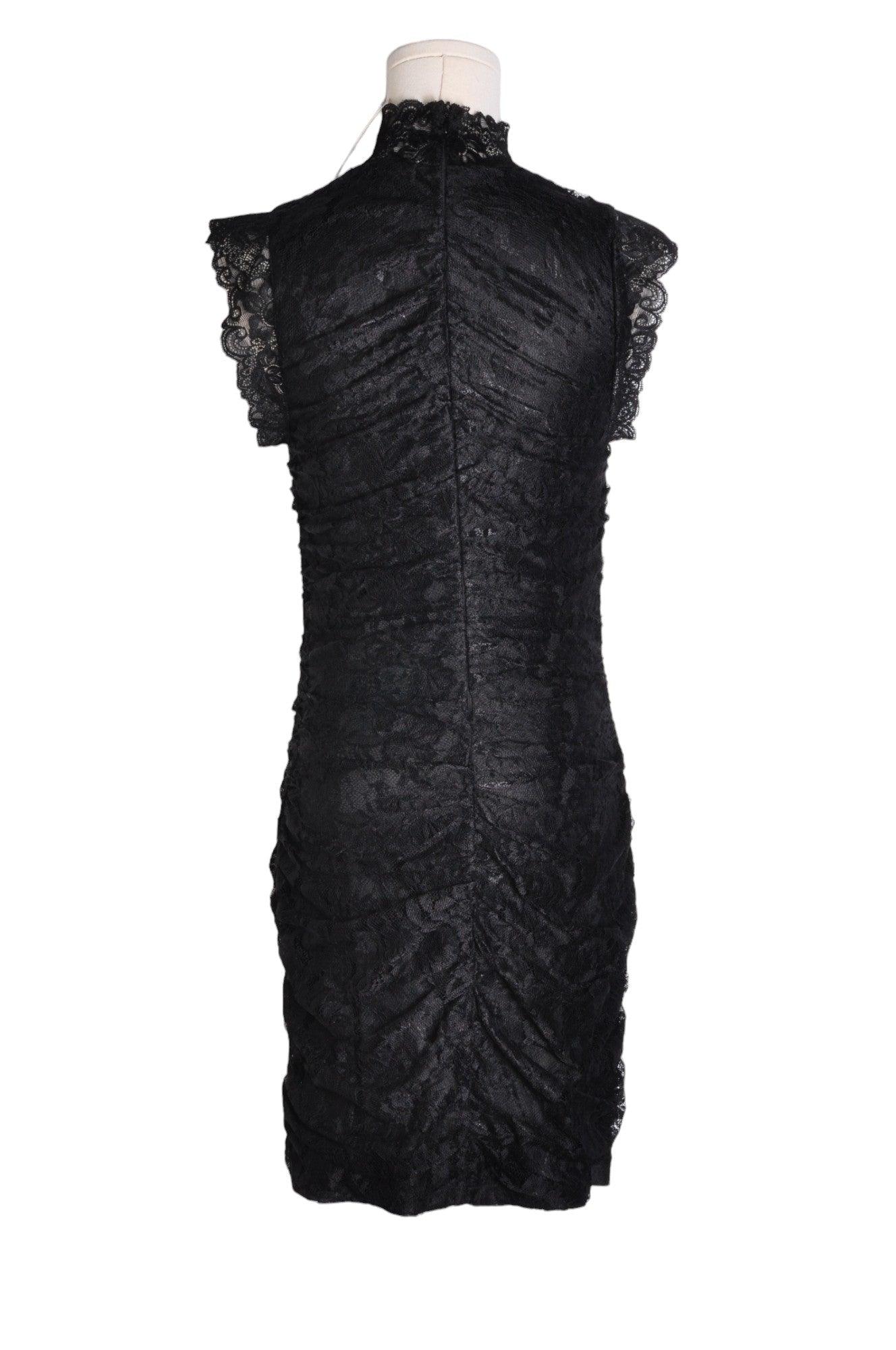 FOREVER 21 Stylish Women's Black Regular-Fit Bodycon Dress - Size M