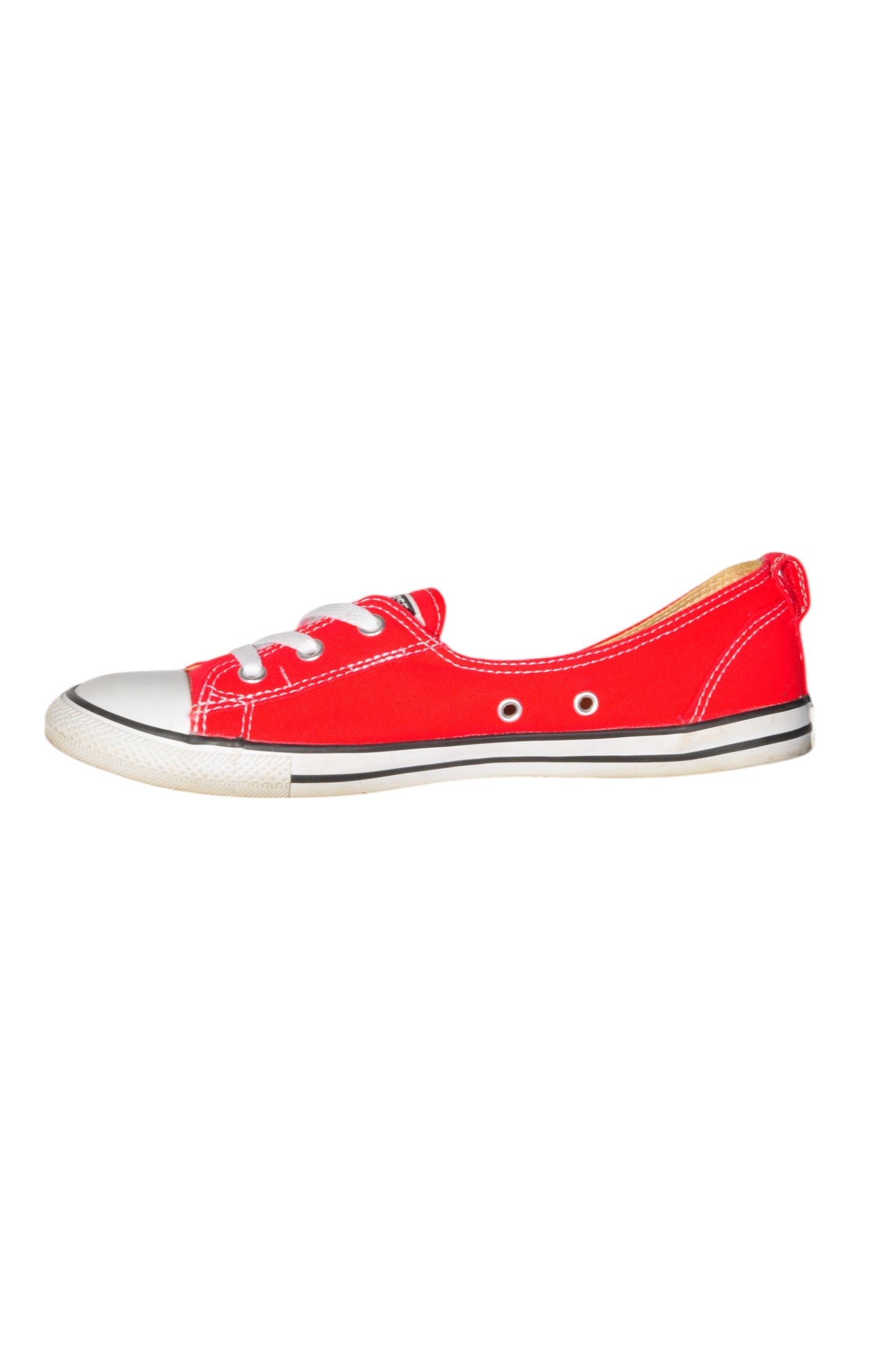 Stylish CONVERSE Women's Red Regular Fit Sneakers - Size 8