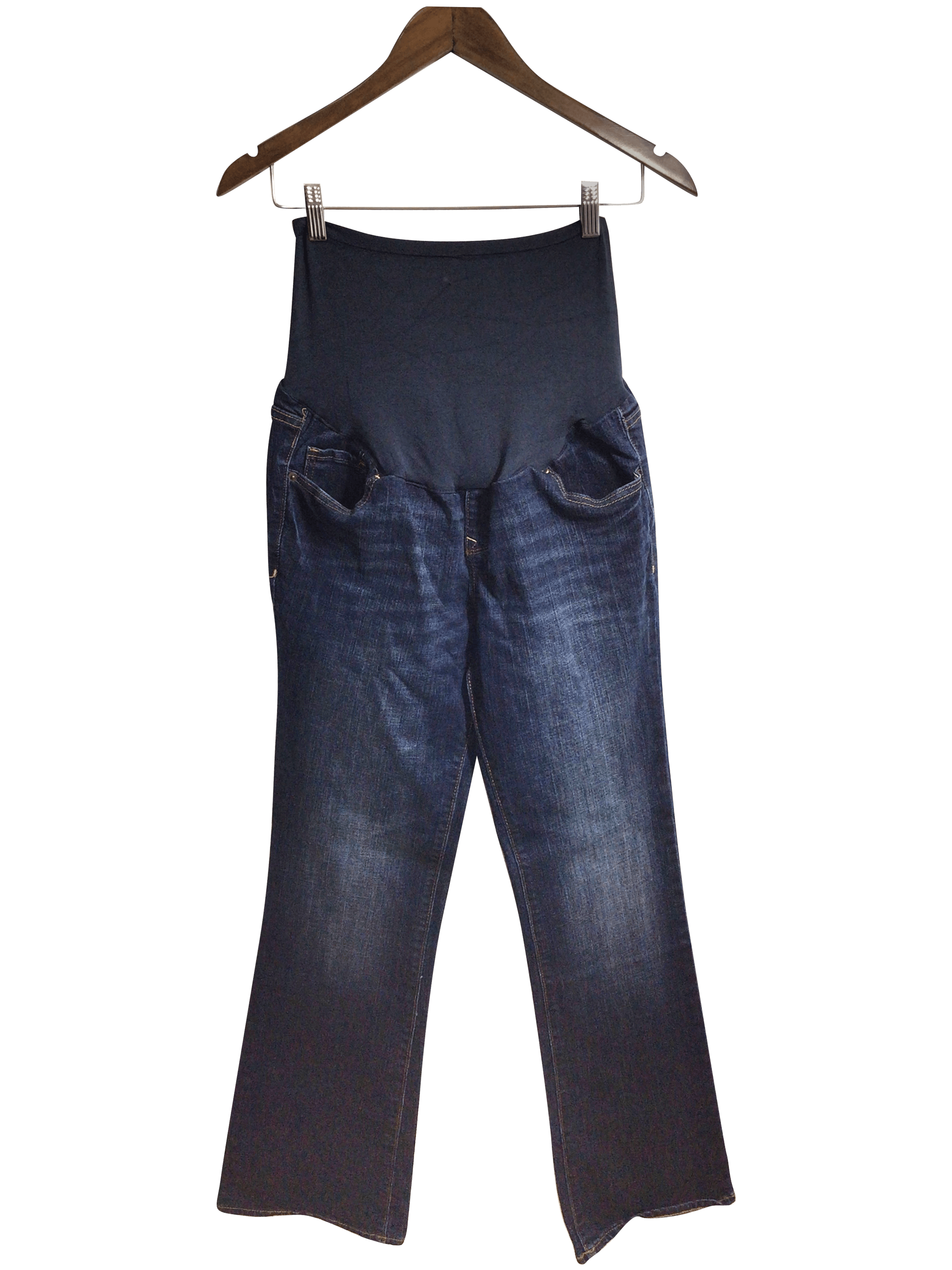 Pre - loved OLD NAVY Blue Regular Fit Straight - Legged Jeans for Women - Size 8