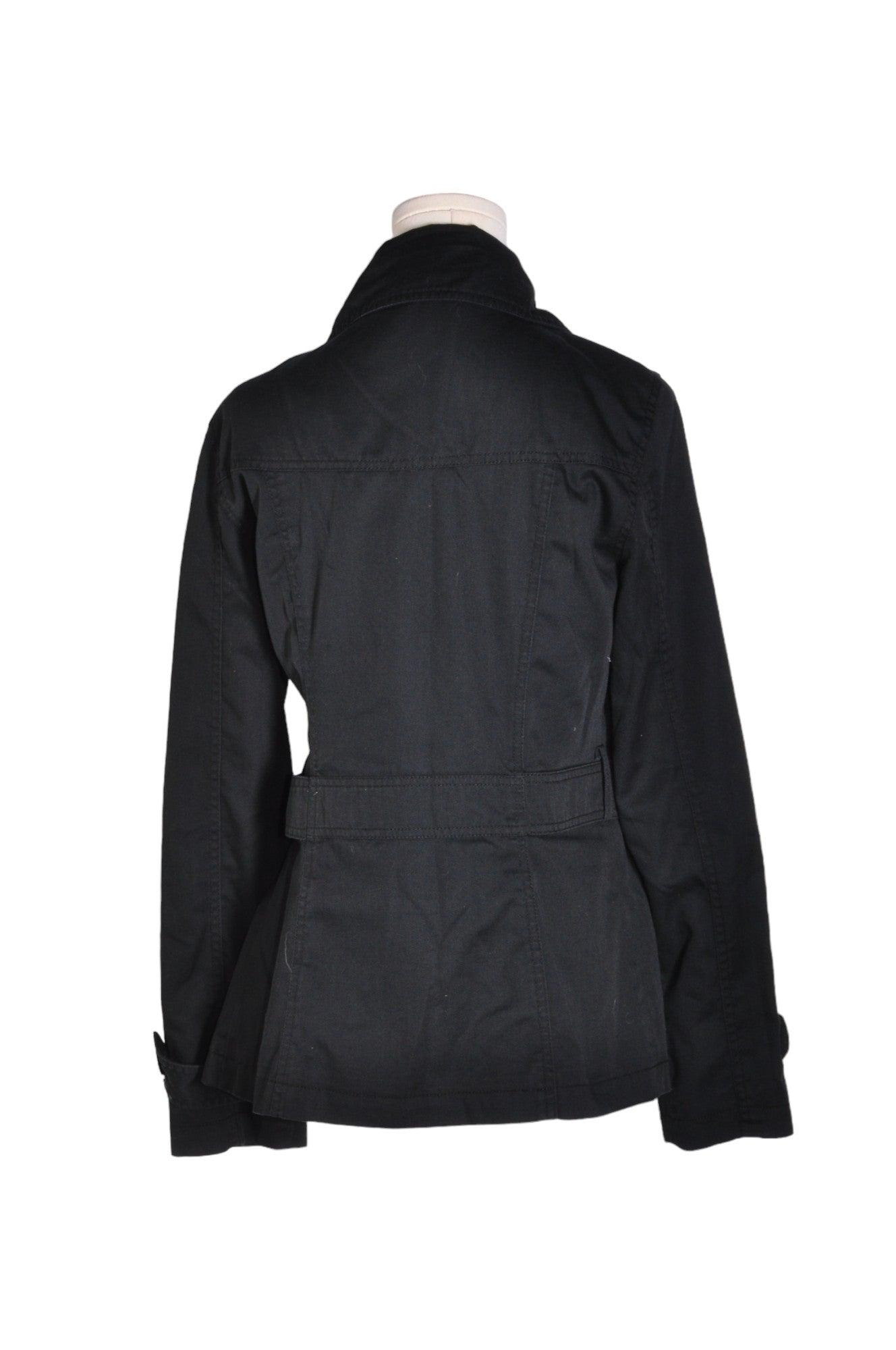 ONLY Women's Stylish Regular Fit Black Coat - Size M