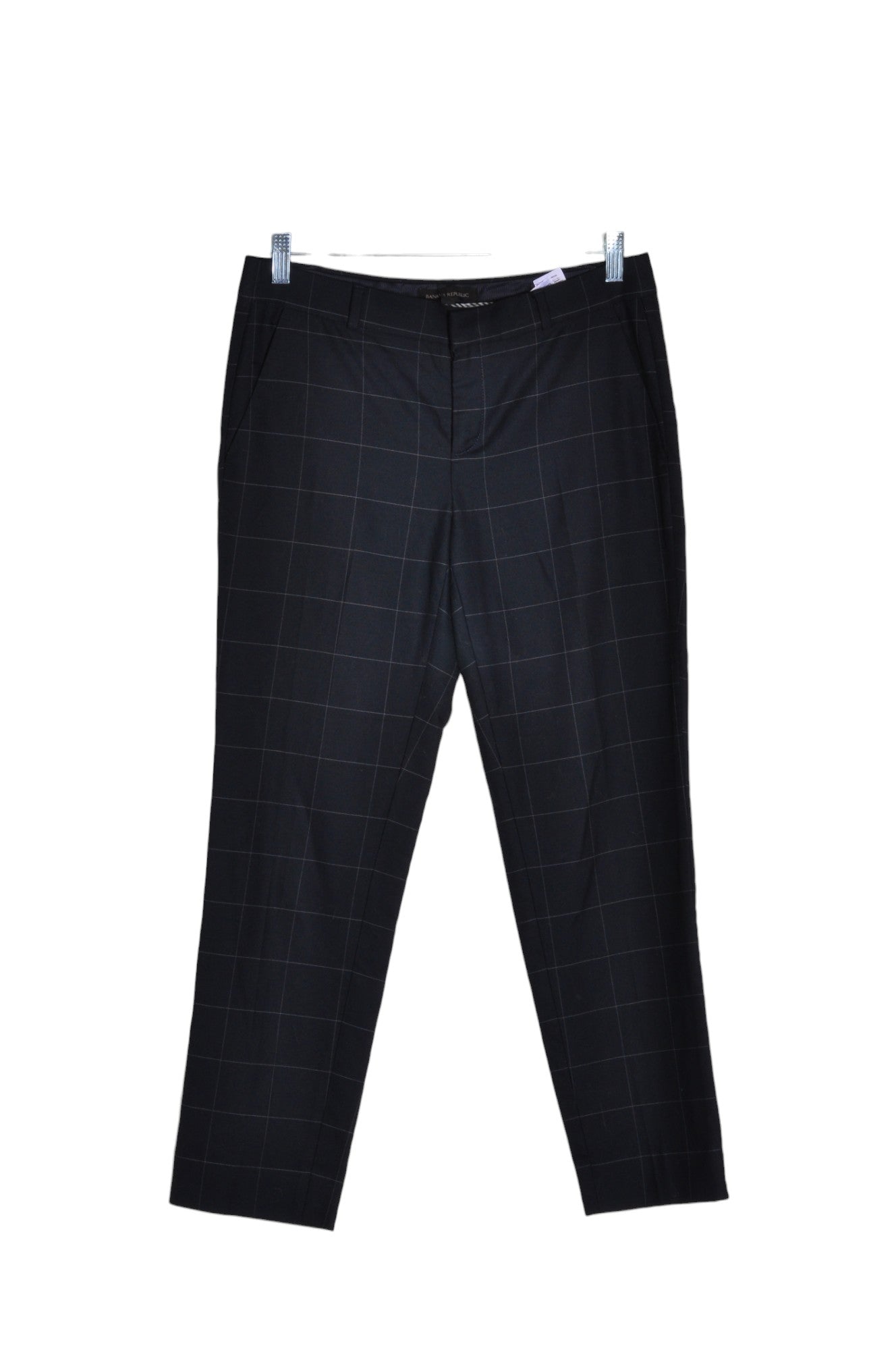 BANANA REPUBLIC Stylish Blue Regular Fit Women's Work Pants - Size 2
