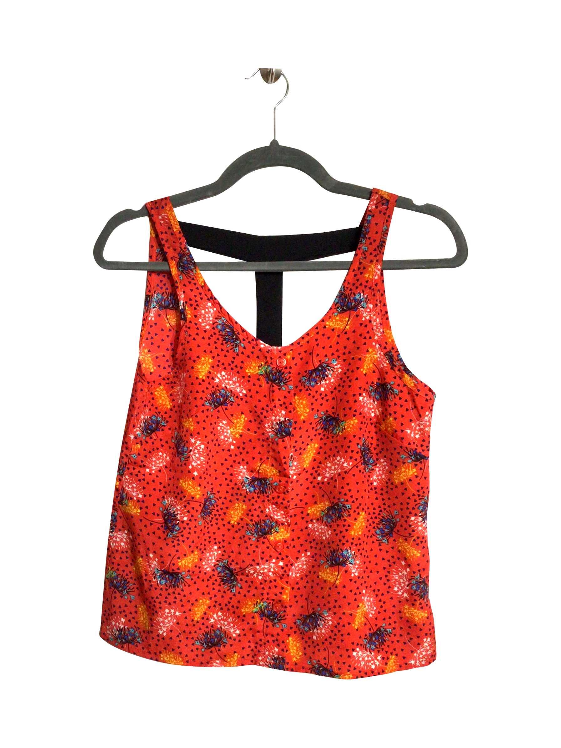 CHARLOTTE RUSSE Stylish Regular Fit Red Tank Top - Size S