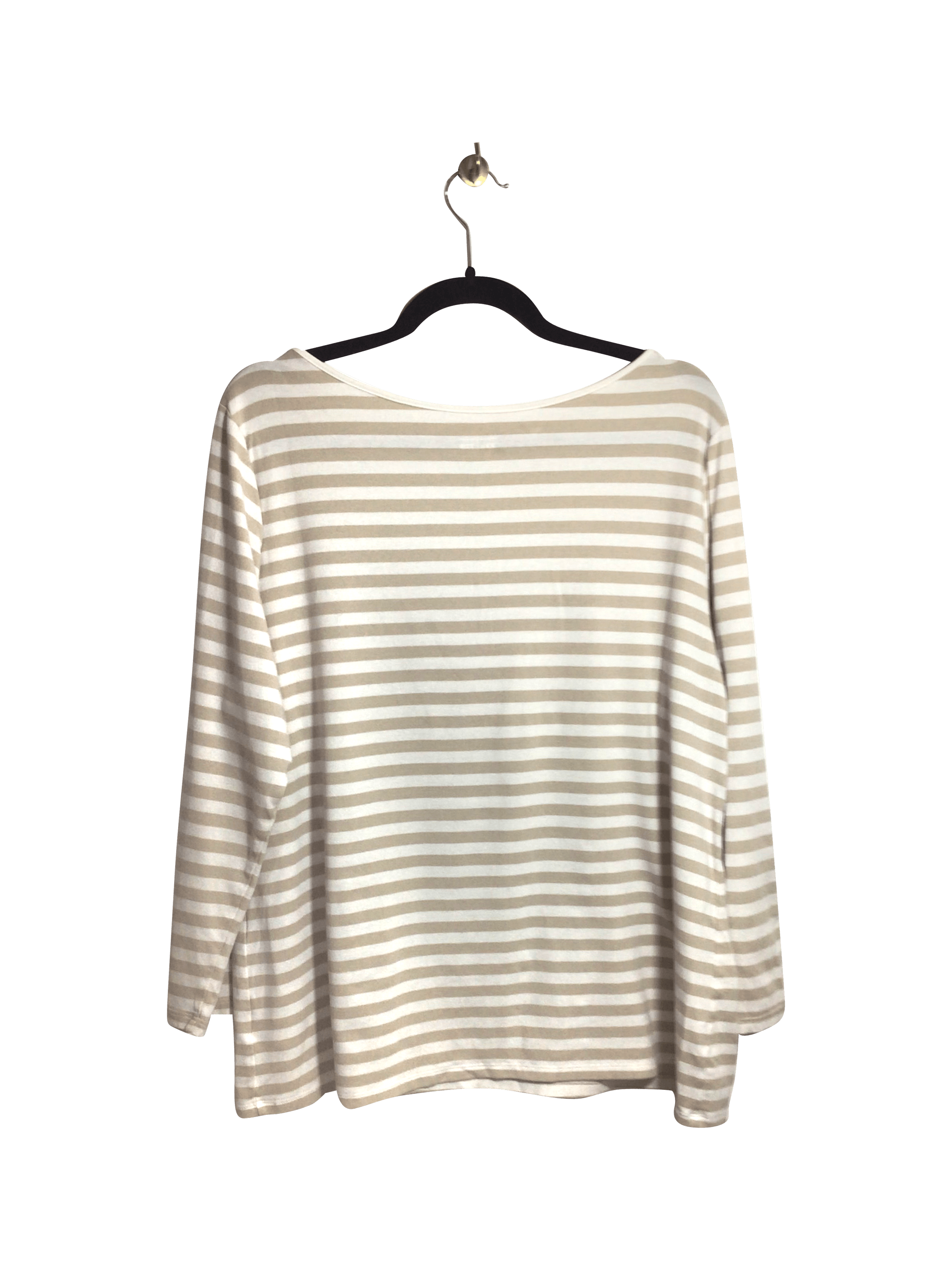 OLD NAVY Stylish Women's Regular Fit White XXL Long-Sleeve T-Shirts