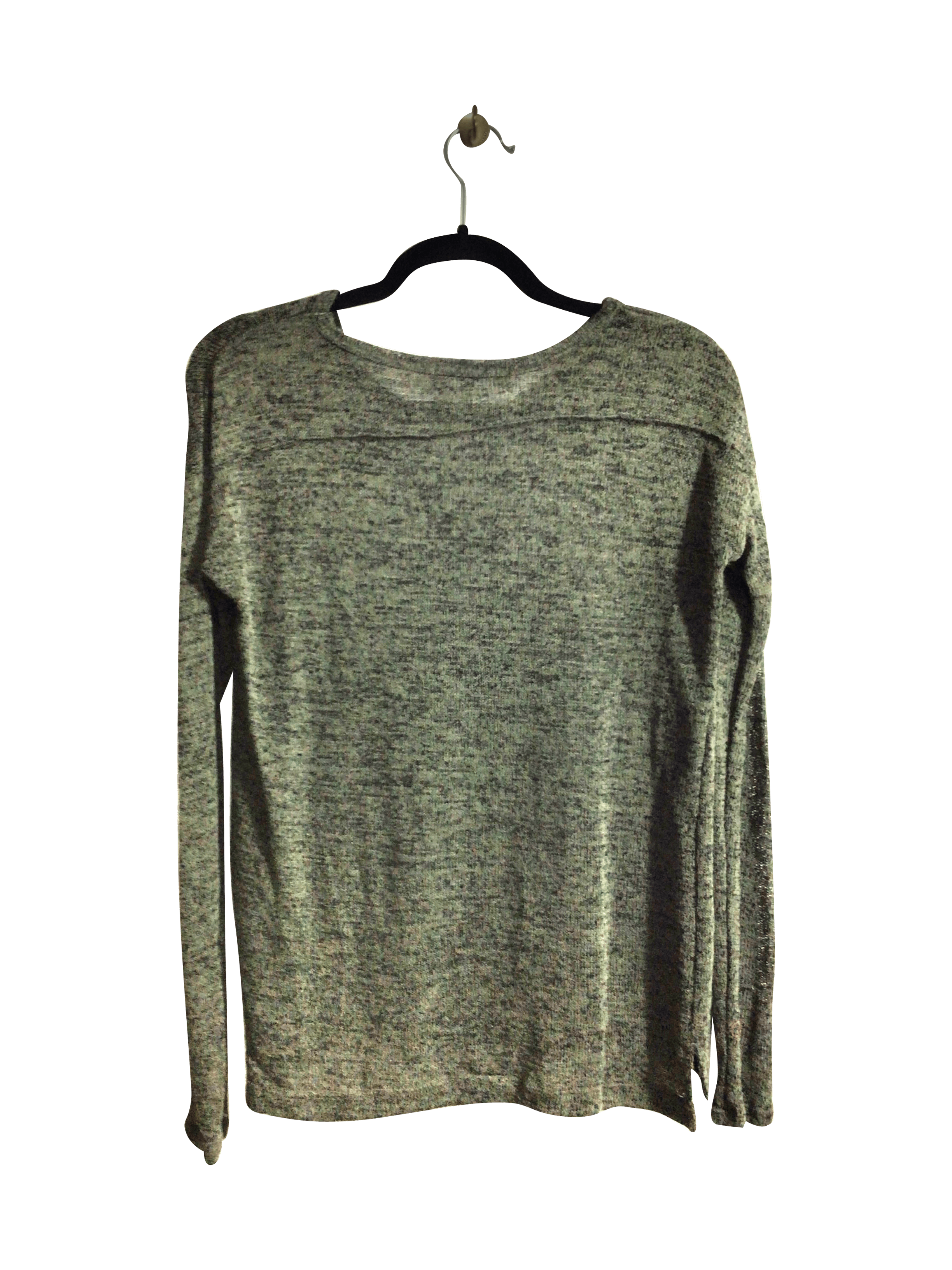 Stylish MNS COLLECTION Green Regular Fit Women's Long-Sleeve T-Shirt - Size S