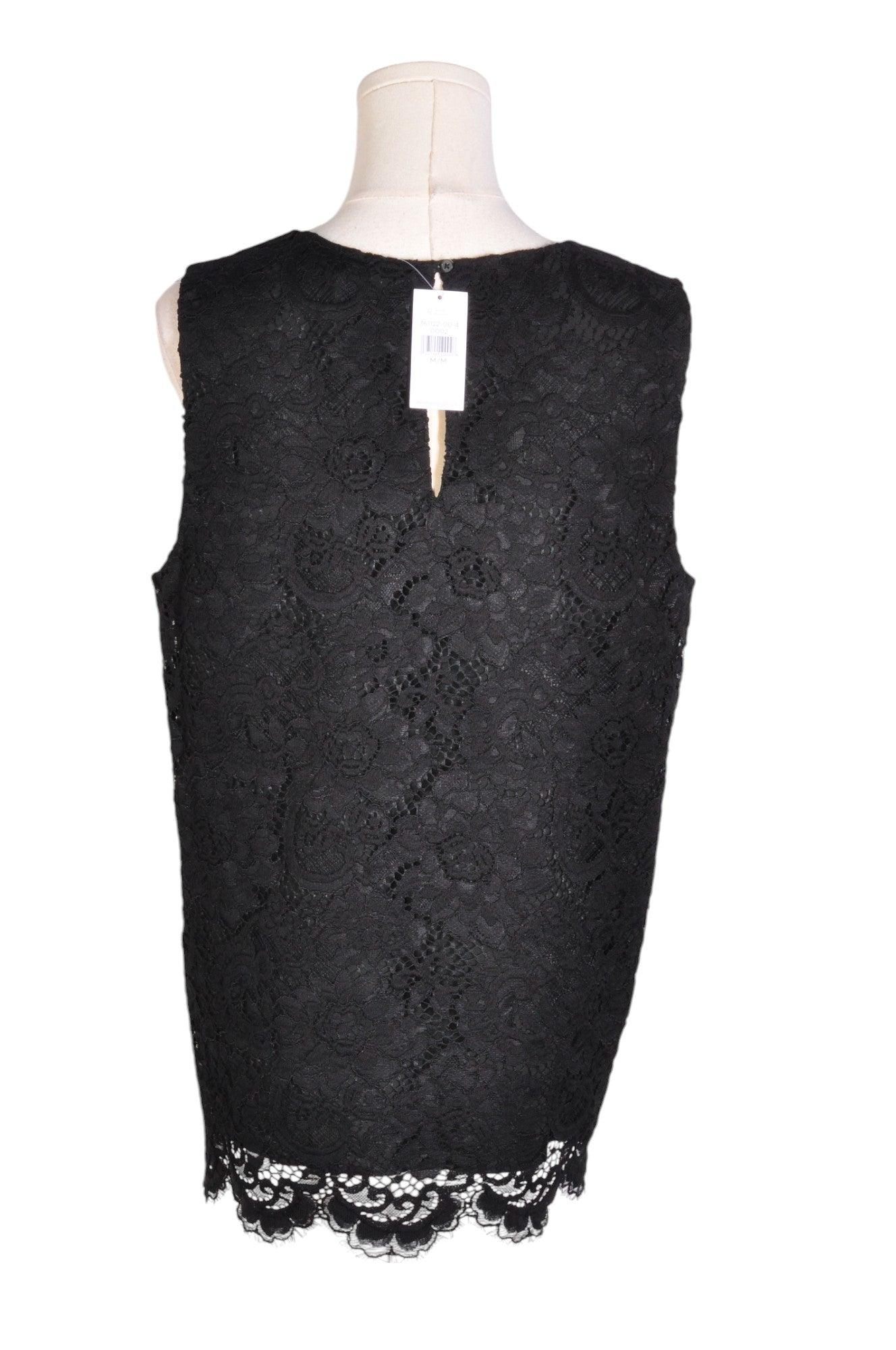 BANANA REPUBLIC Stylish Women's Black Regular-Fit Blouses - Size M