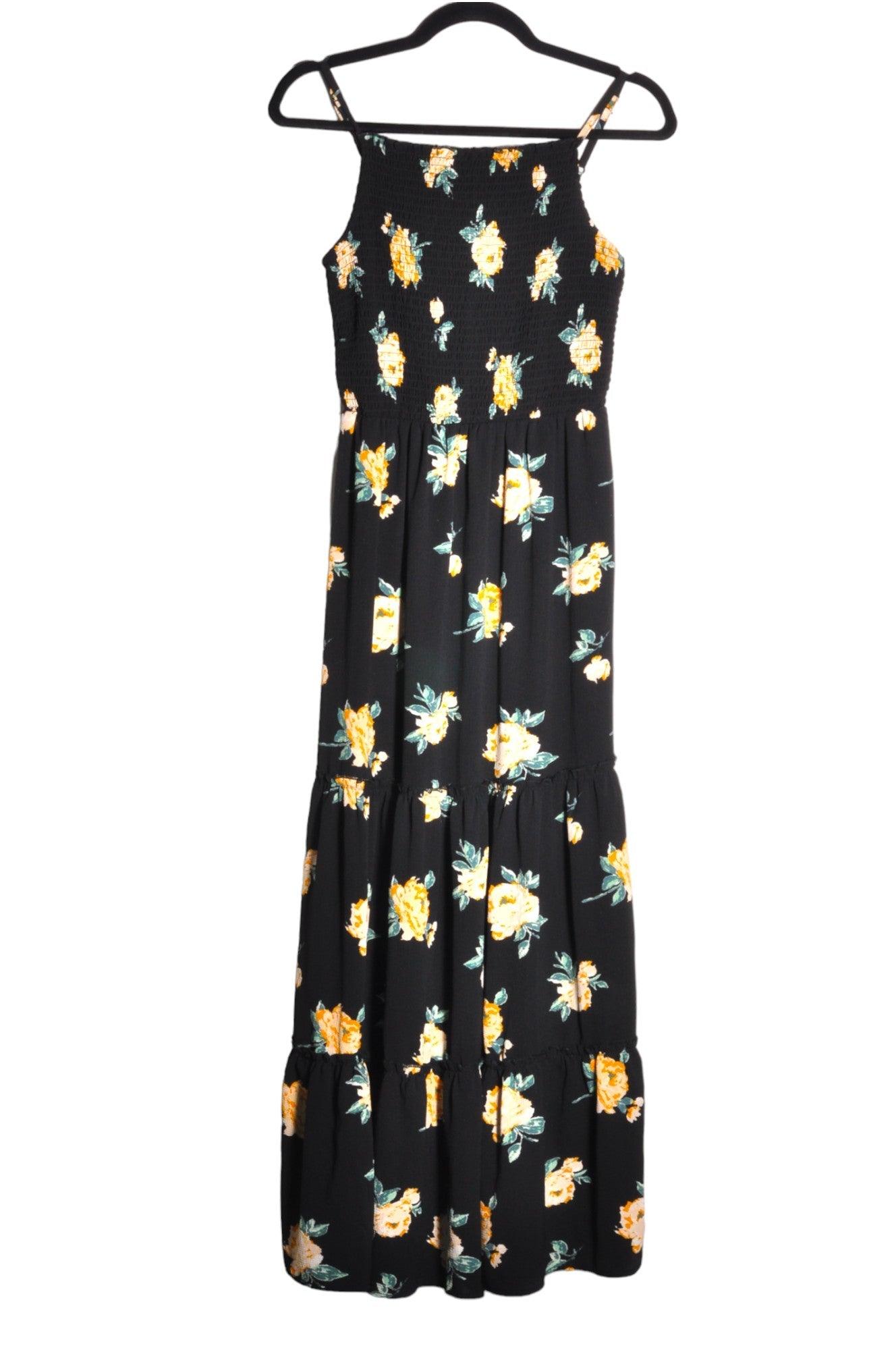 Stylish MIMI CHICA Women's Regular Fit Black Shift Dress - Size L