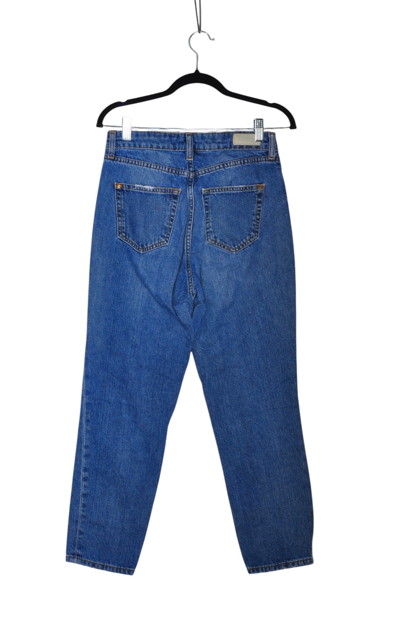 ONLY Women's Classic Blue Regular-Fit Straight-Legged Second-Hand Jeans - Size 32