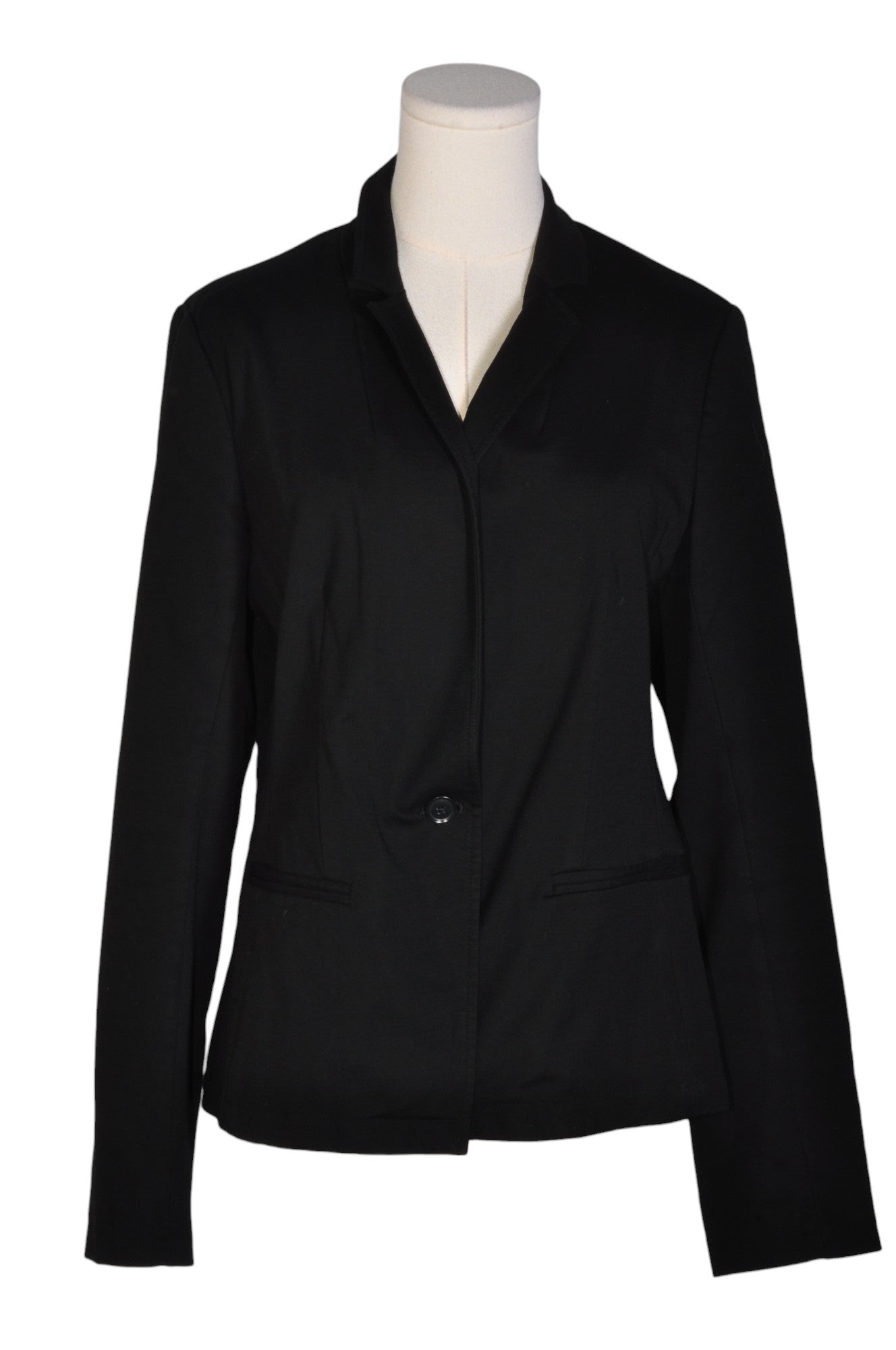 BANANA REPUBLIC Stylish Women's Regular-Fit Black Jacket - Size 8