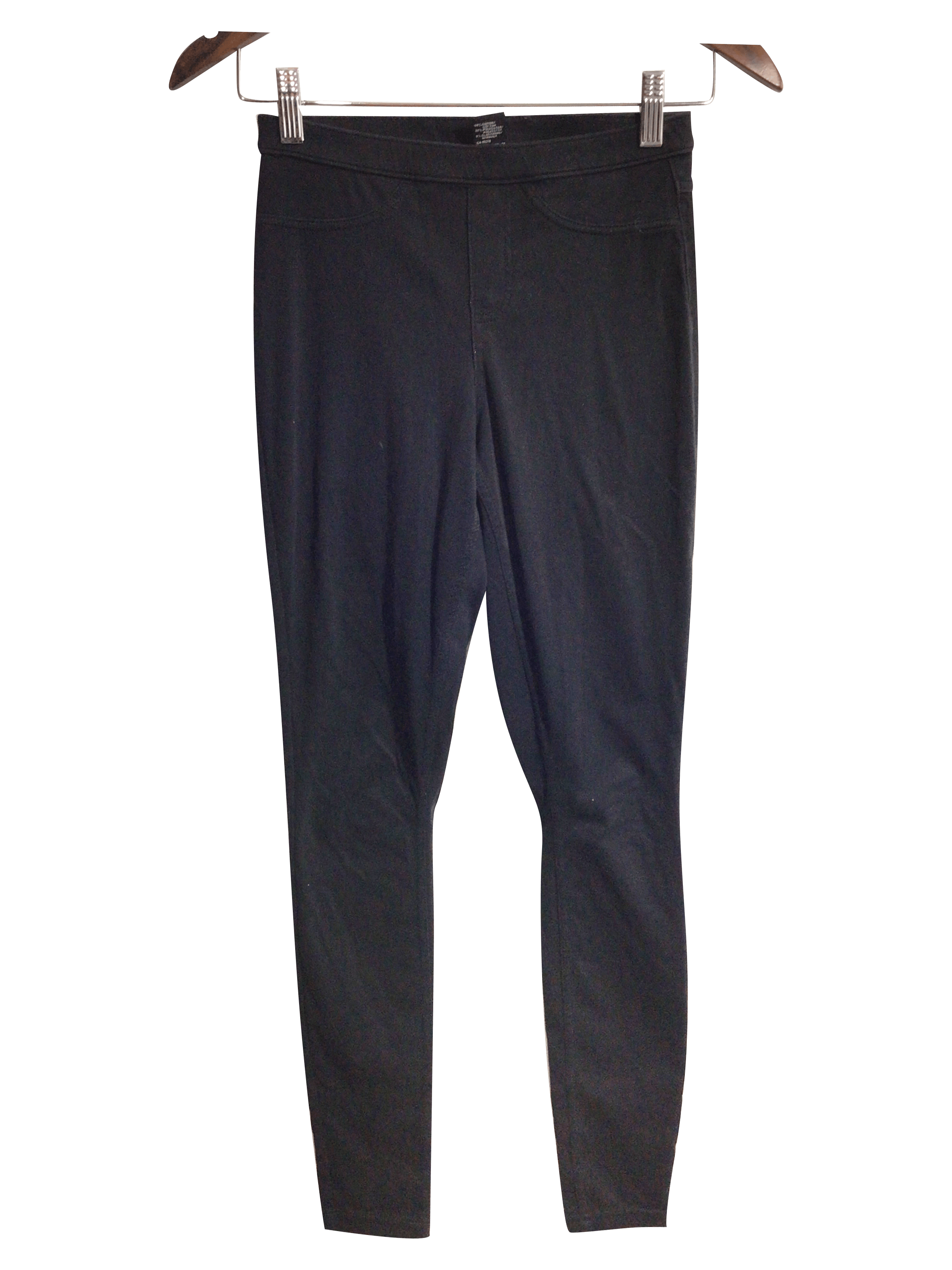 HUE Women's Stylish Black Regular Fit Second - Hand Work Pants - Size XS