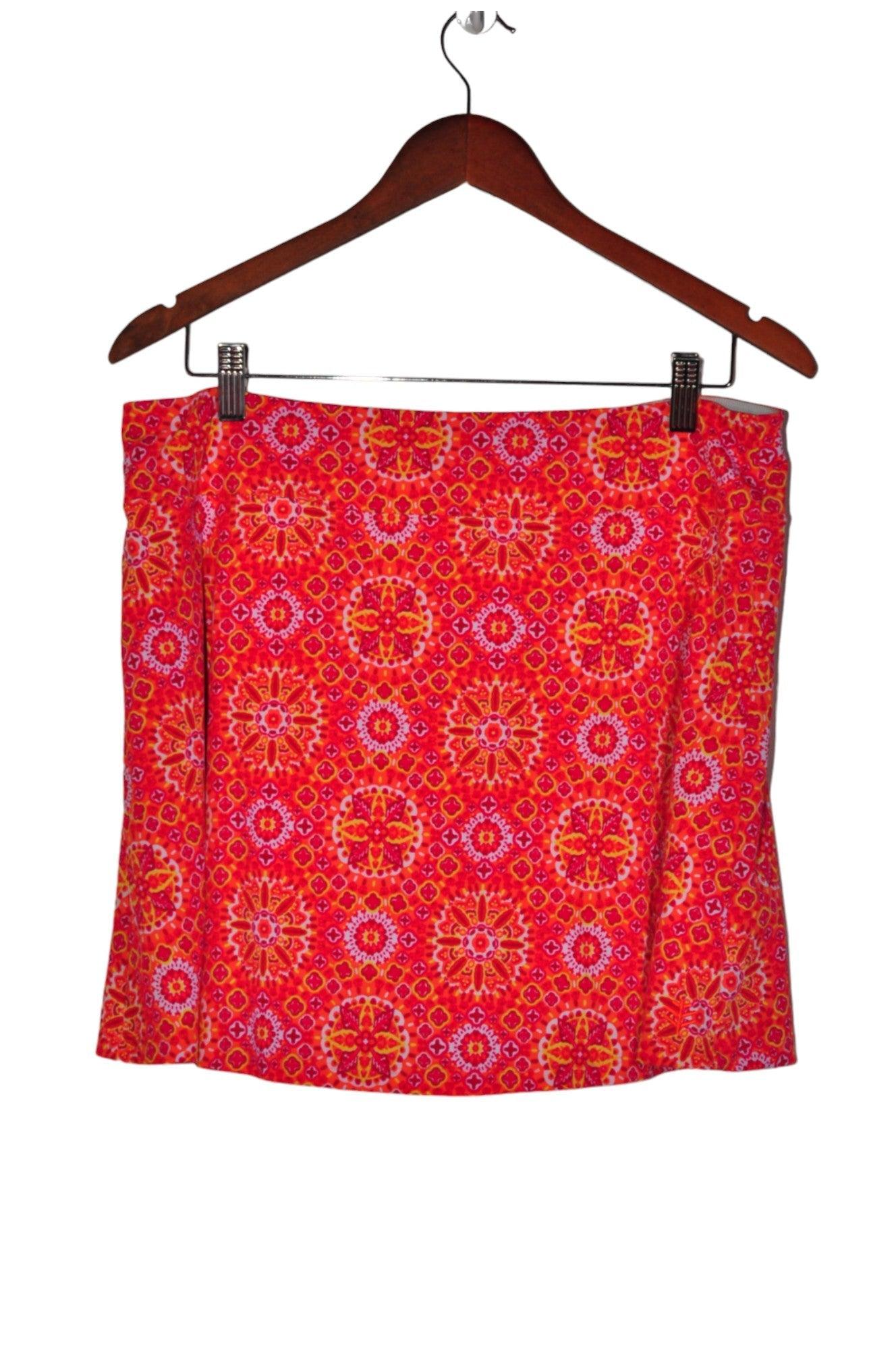 Stylish COOLIBAR Women's Red XL Regular Fit Casual Skirts