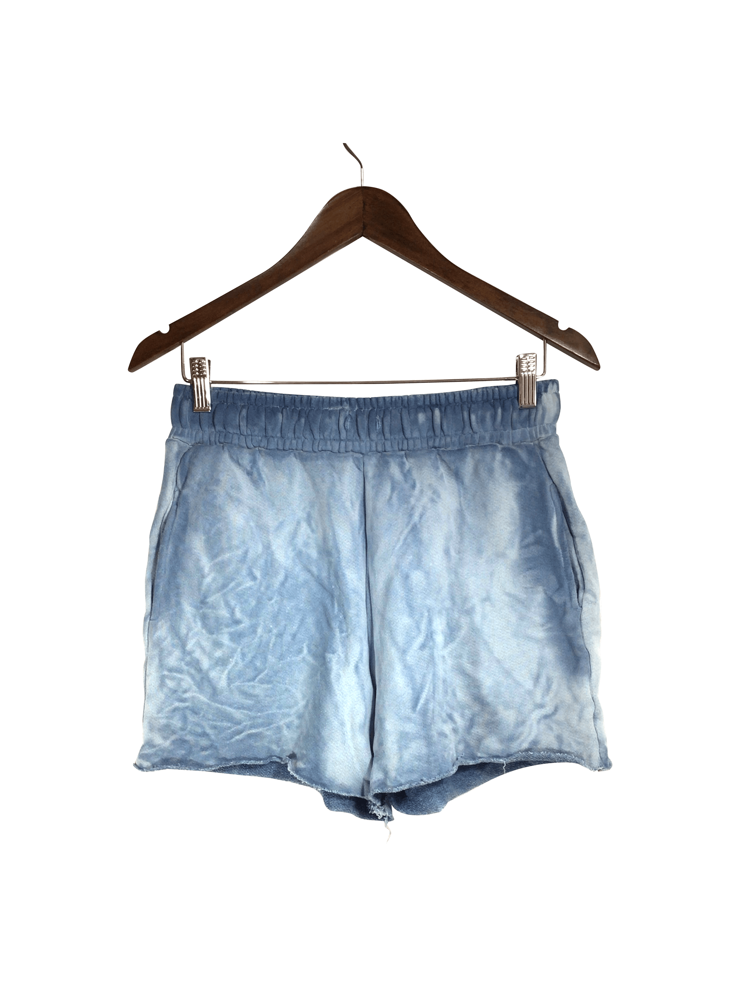 COTTON CITIZEN Women's Stylish Classic Blue Regular Fit Mid - thigh Shorts - Size M