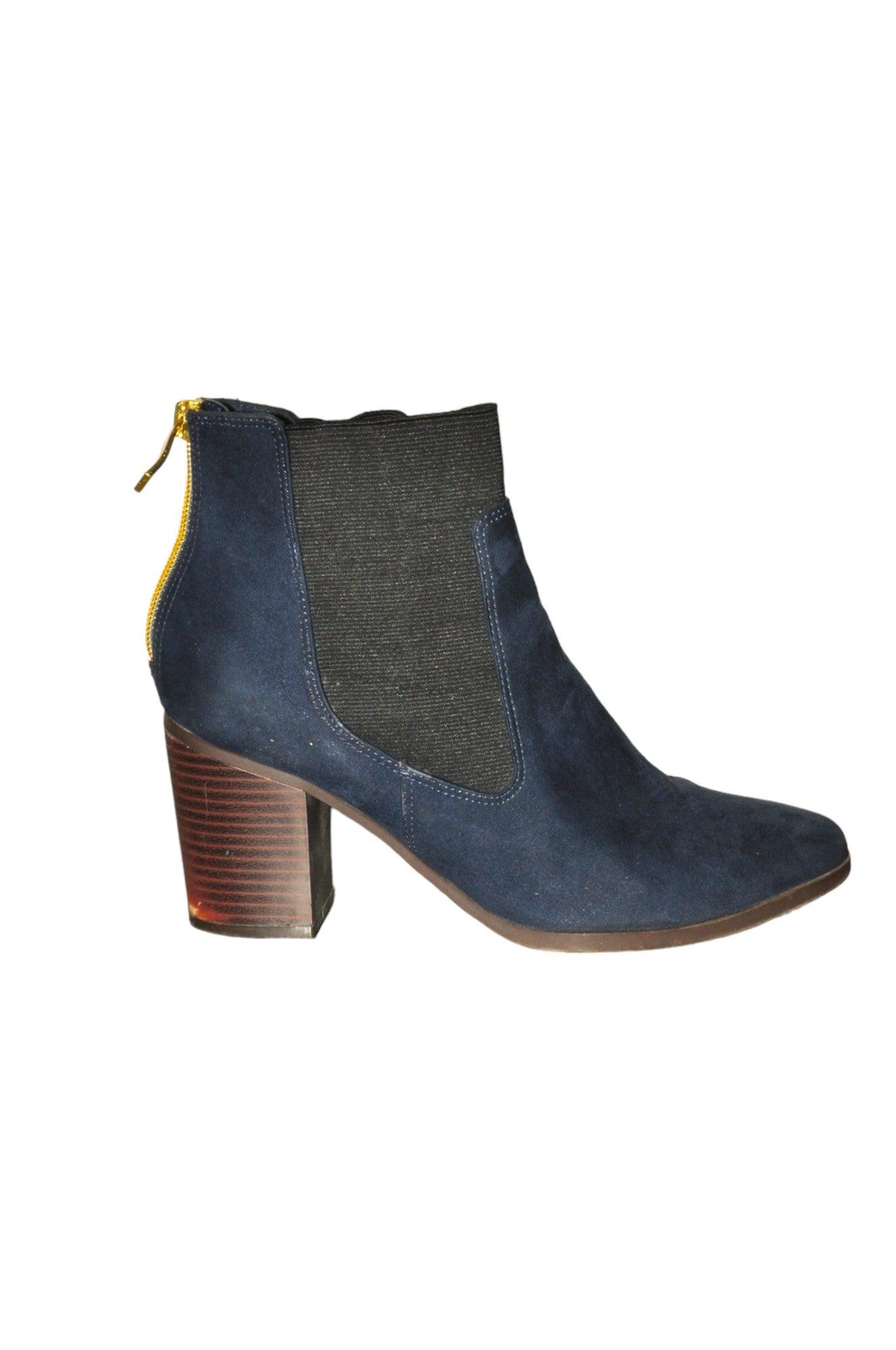 FIONI Stylish Regular-Fit Blue Women's Boots - Size 8