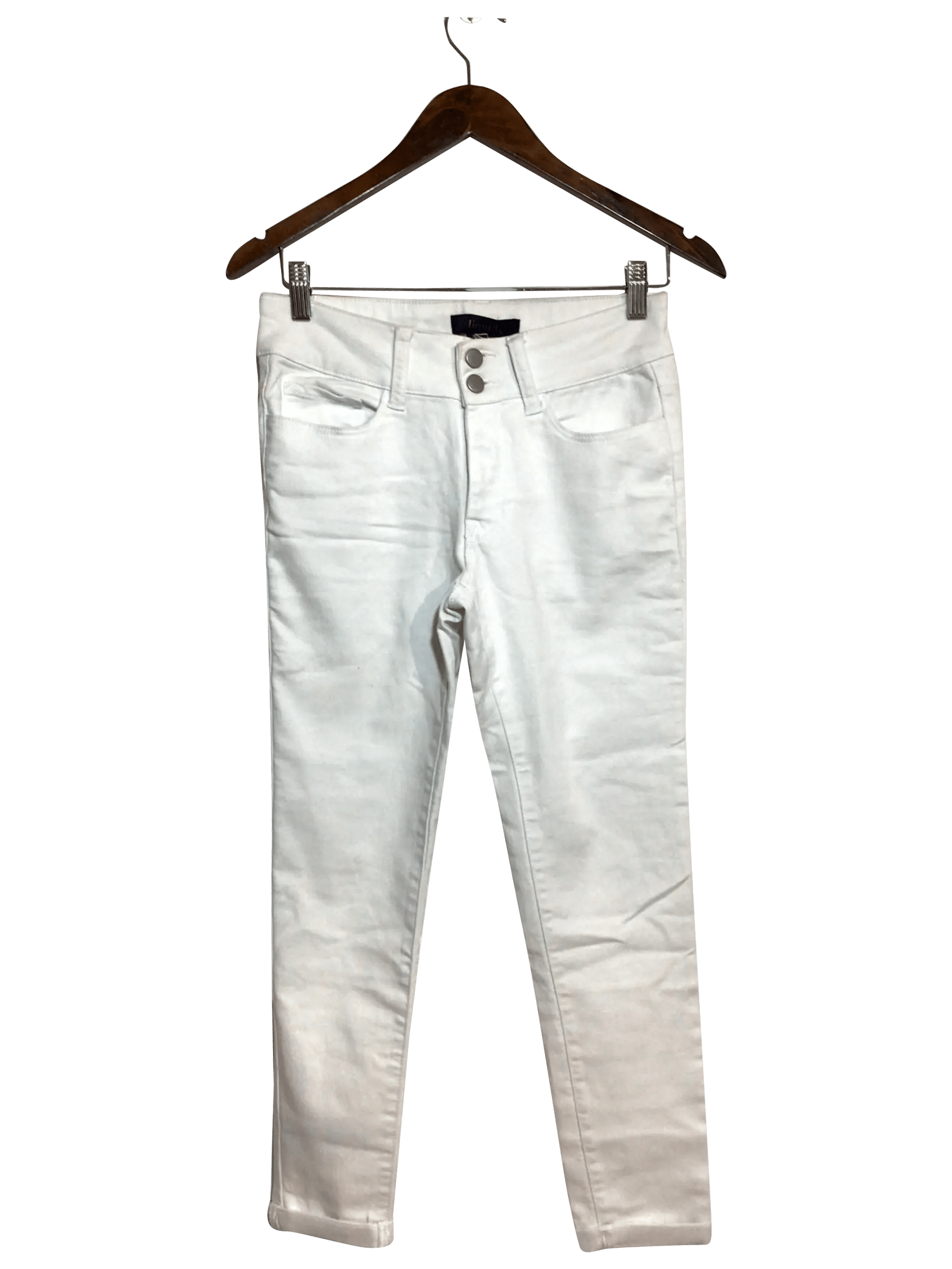 LIQUIDX White Regular Fit Ankle-Length Straight-Legged Second-Hand Jean - Size 6