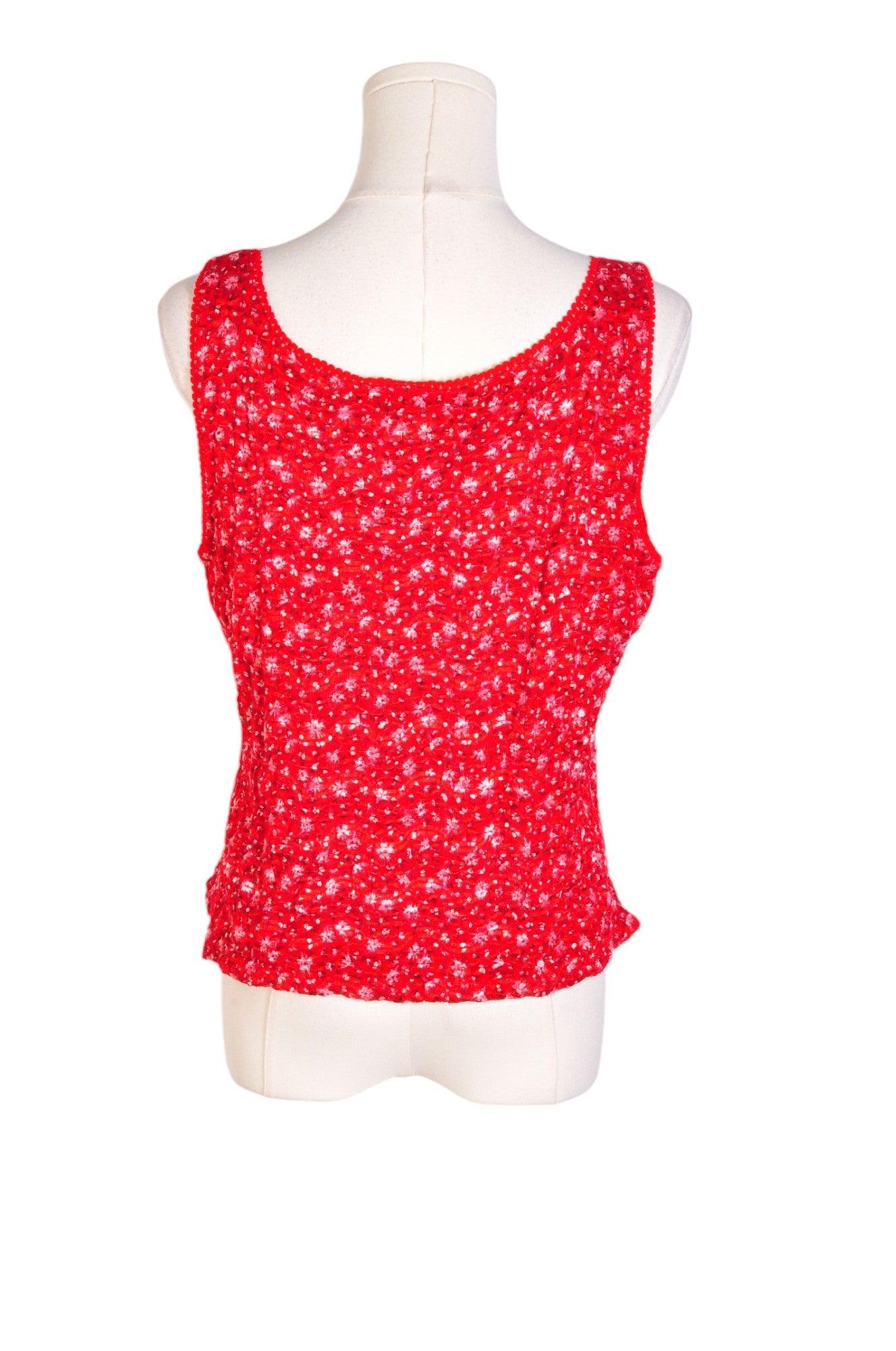 Stylish INTERNATIONAL CONCEPTS Red Regular-Fit Women's Crop Tops - Size L