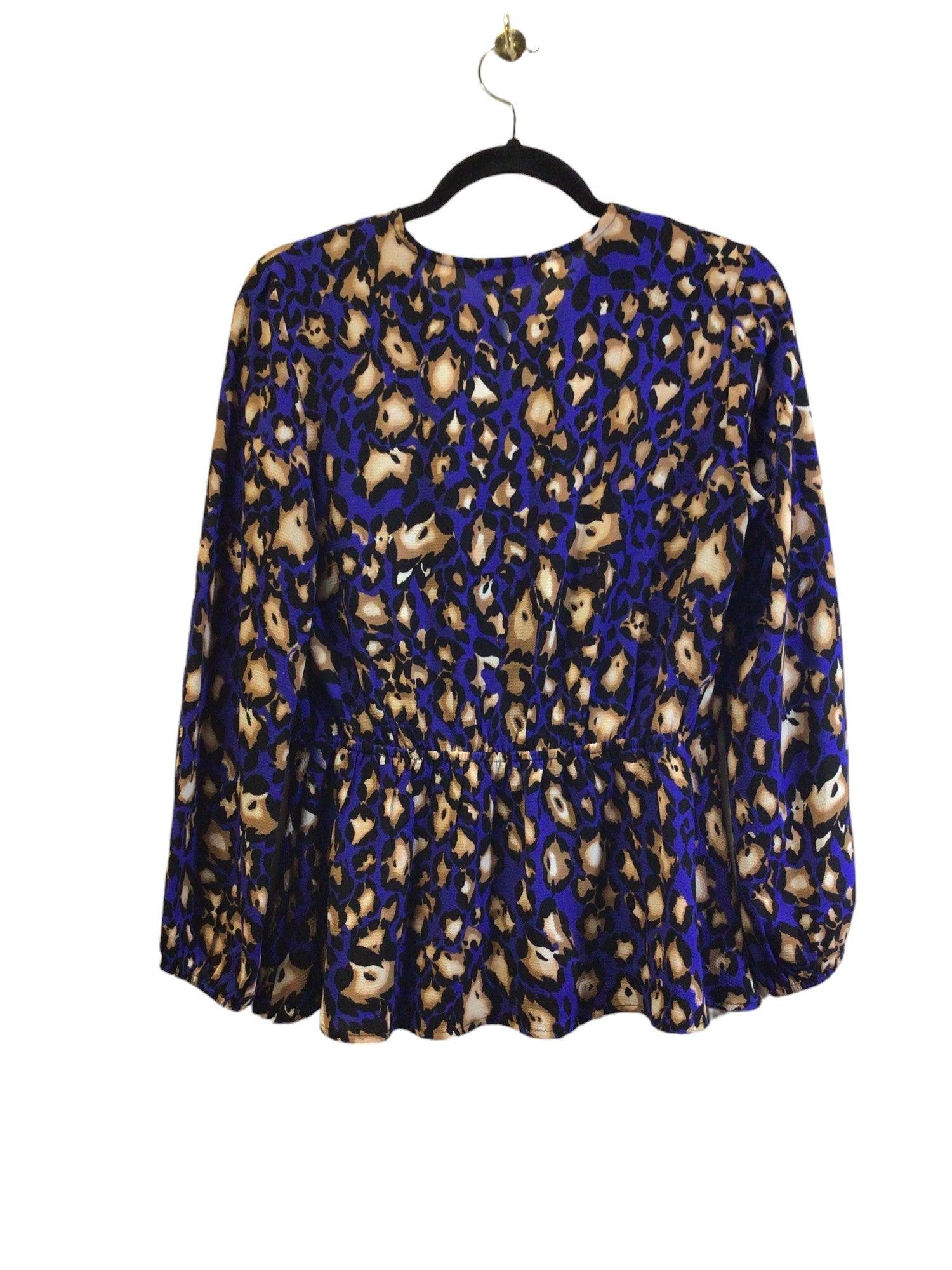 FAITH & JOY Stylish Regular Fit Blue Women's Blouse - Size S
