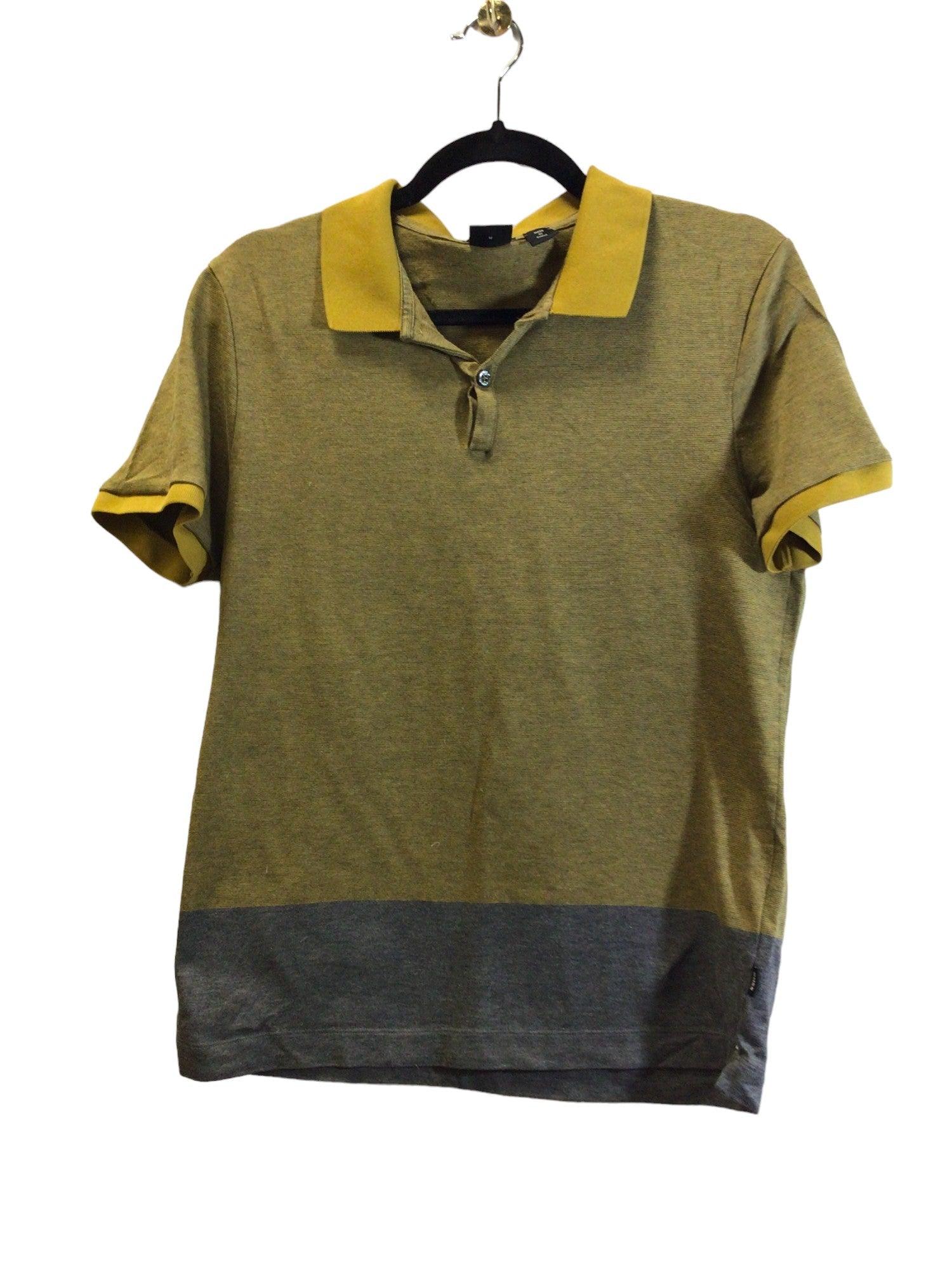 HUGO BOSS Stylish Men's Regular Fit Yellow T-Shirt - Size M