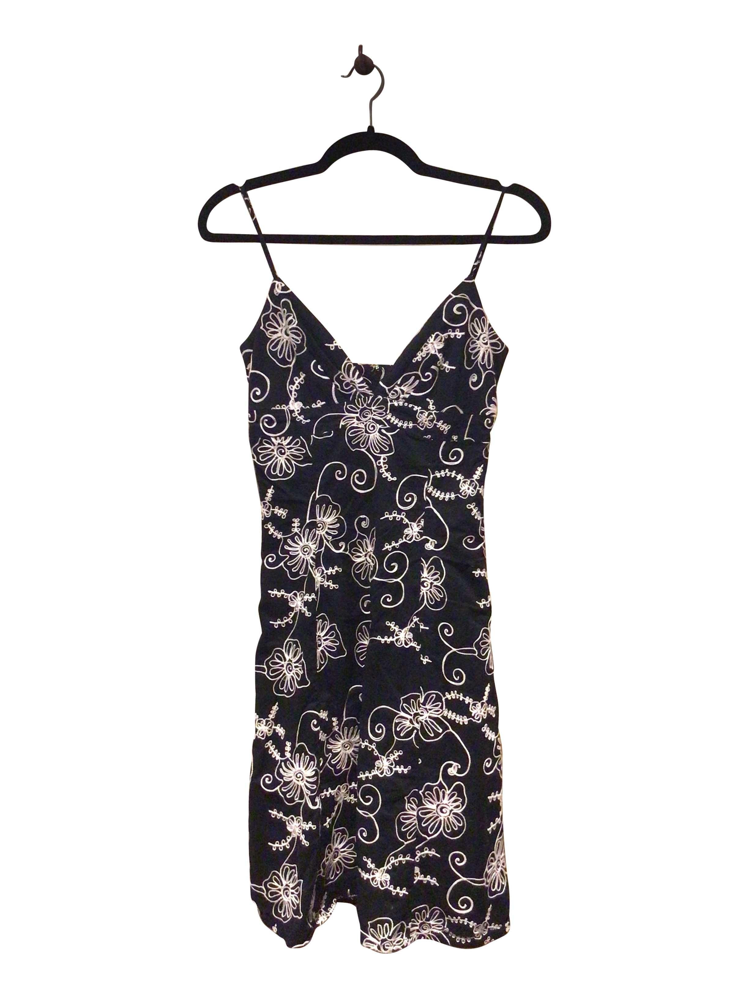 Stylish CHATEAU Regular Fit Black Shift Dress - Size XS
