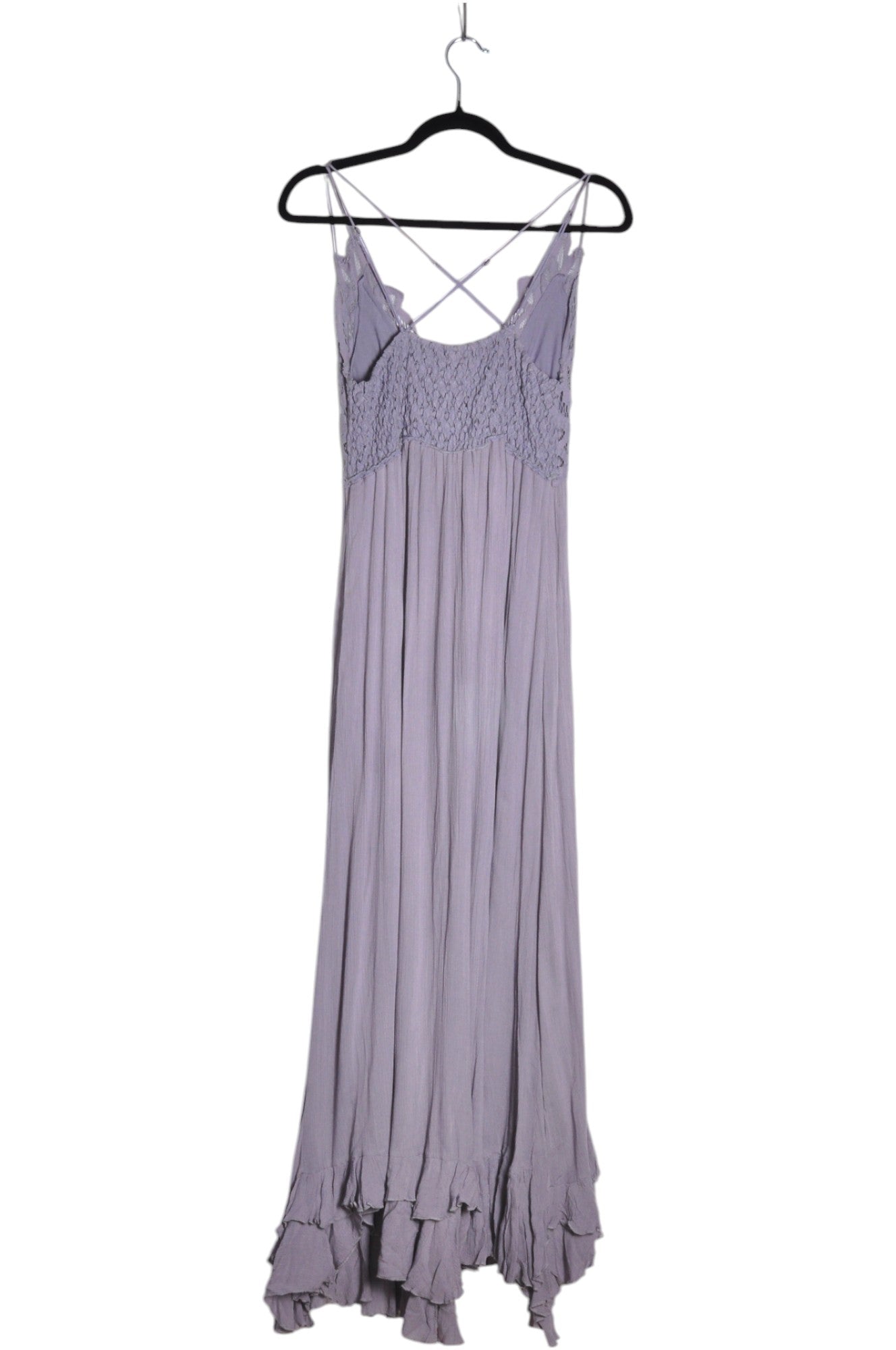 Stylish INTIMATELY Purple Regular-Fit Maxi Dress for Women - Size M