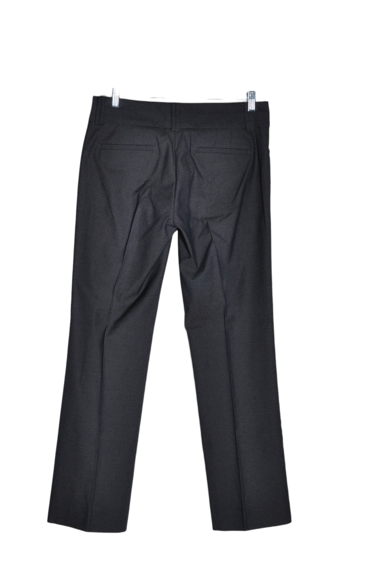 BANANA REPUBLIC Stylish Women's Gray Regular Fit Work Pants - Size 10S