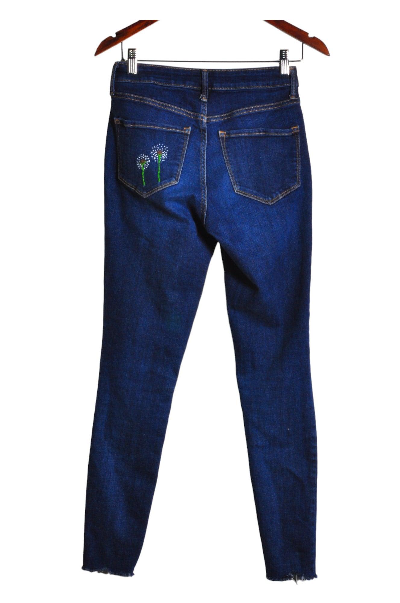 OLD NAVY Second Hand Blue Regular Fit Women's Straight-Legged Jeans - Size 4