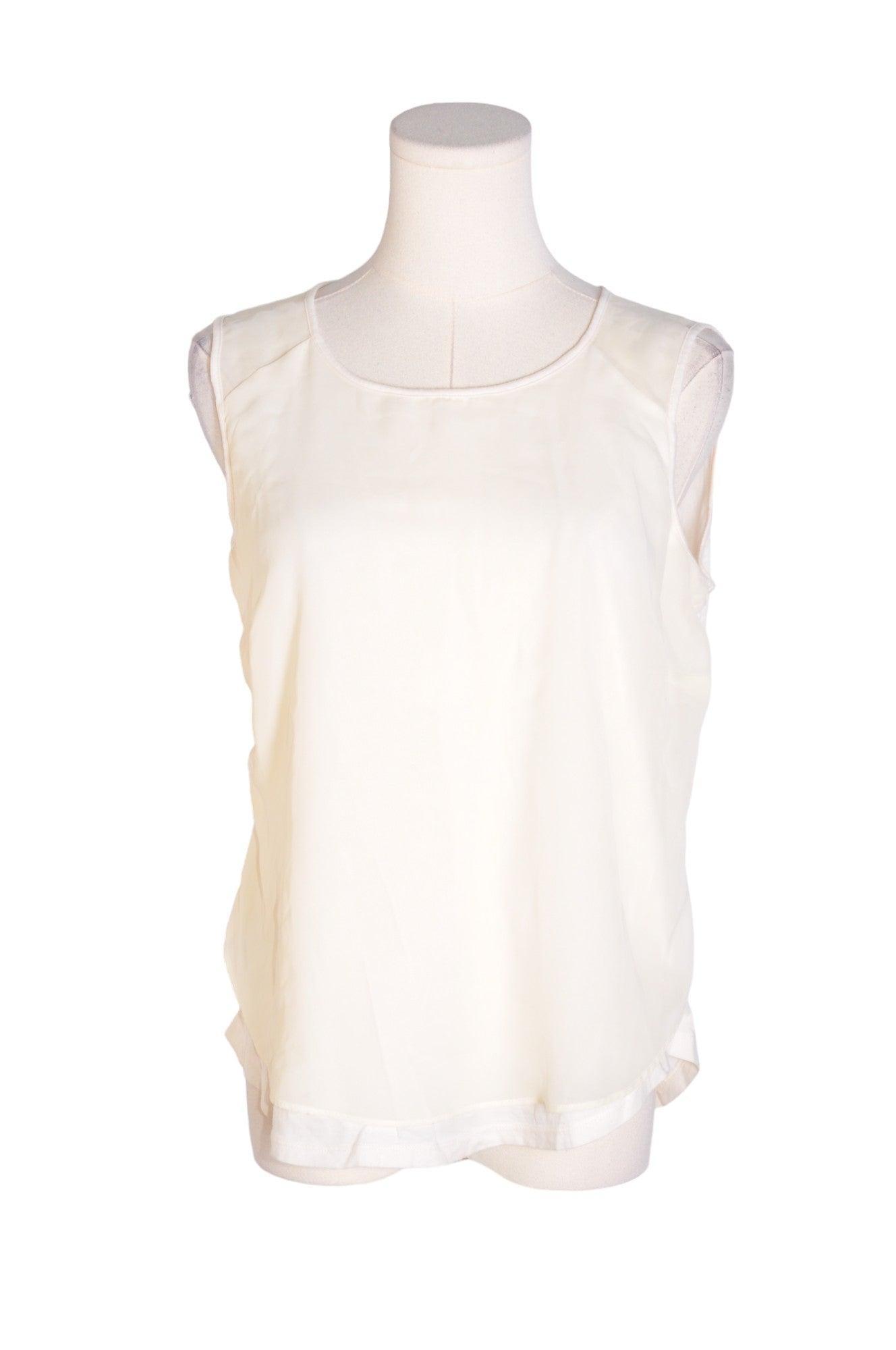 LOFT Stylish White Regular - fit Women's Blouses - Size M