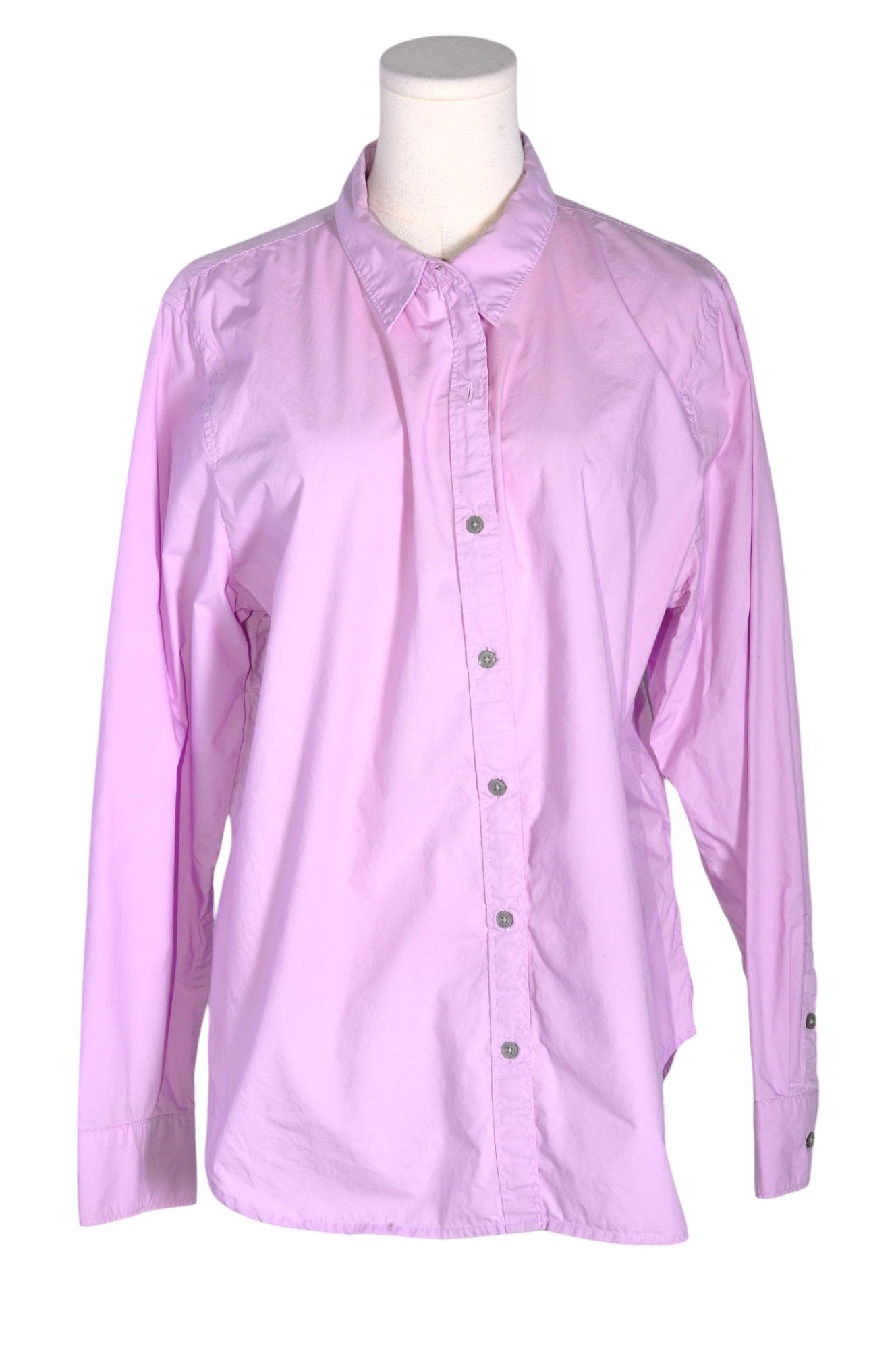 Stylish HUDSON BAY Women's Purple Button - Down Regular - Fit Tops in XL Size