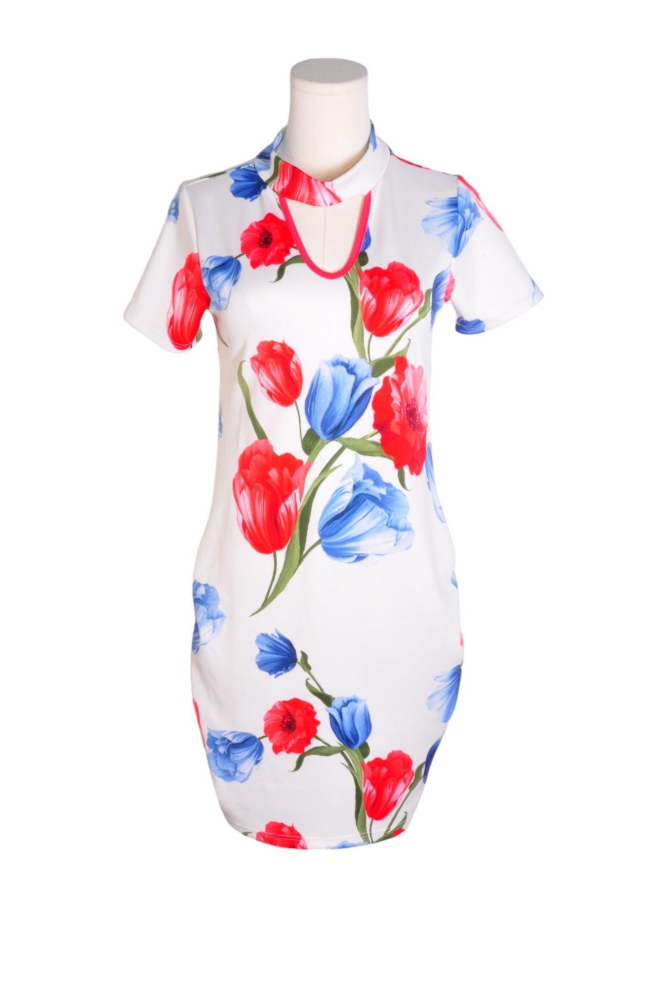 J MODE Stylish Women's White Regular Fit Bodycon Dress - Size S