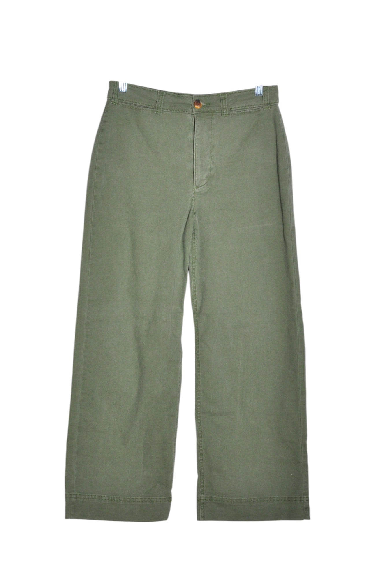 OLD NAVY Stylish Women's Green Regular Fit Straight-Legged Jeans - Size 6