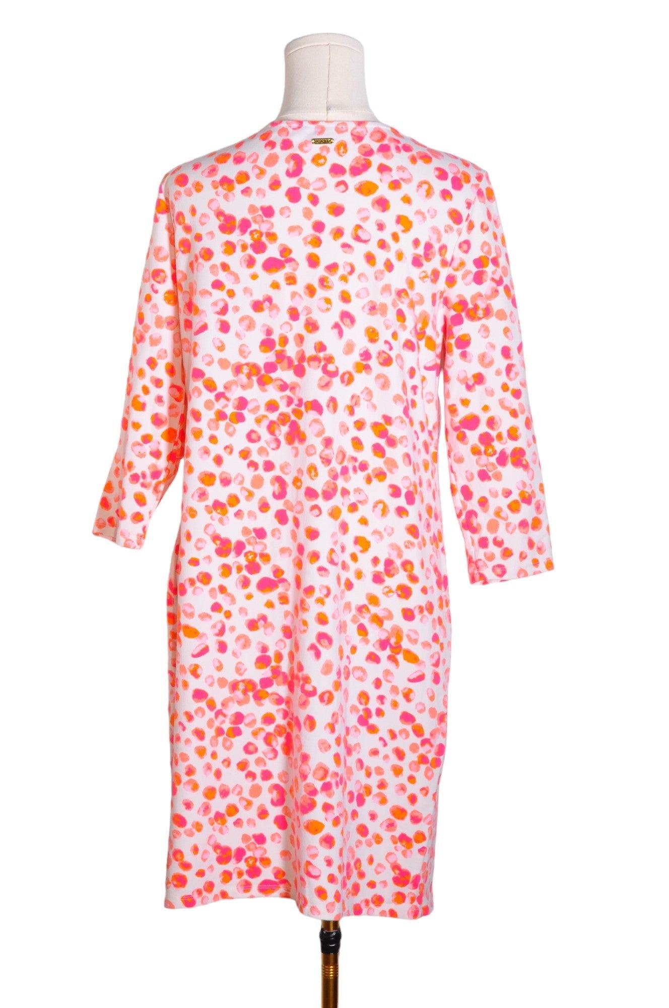 IMNYC Stylish Women's Orange Drop Waist Regular Fit Dress - Size L
