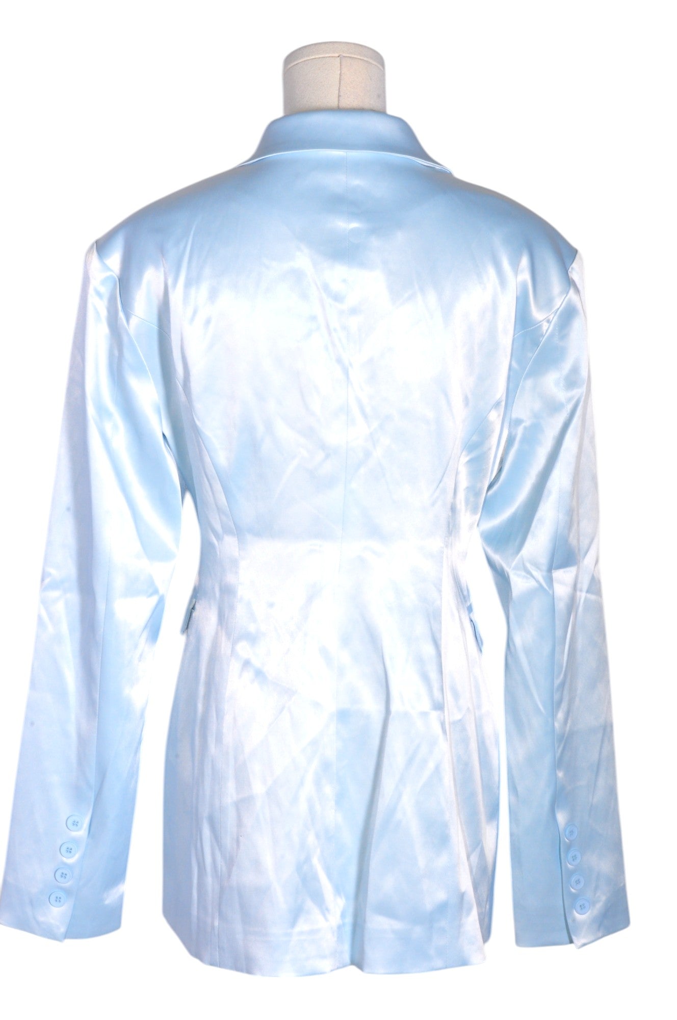 Stylish LIONESS Women's Blue Regular-Fit Button Down Tops - Size M