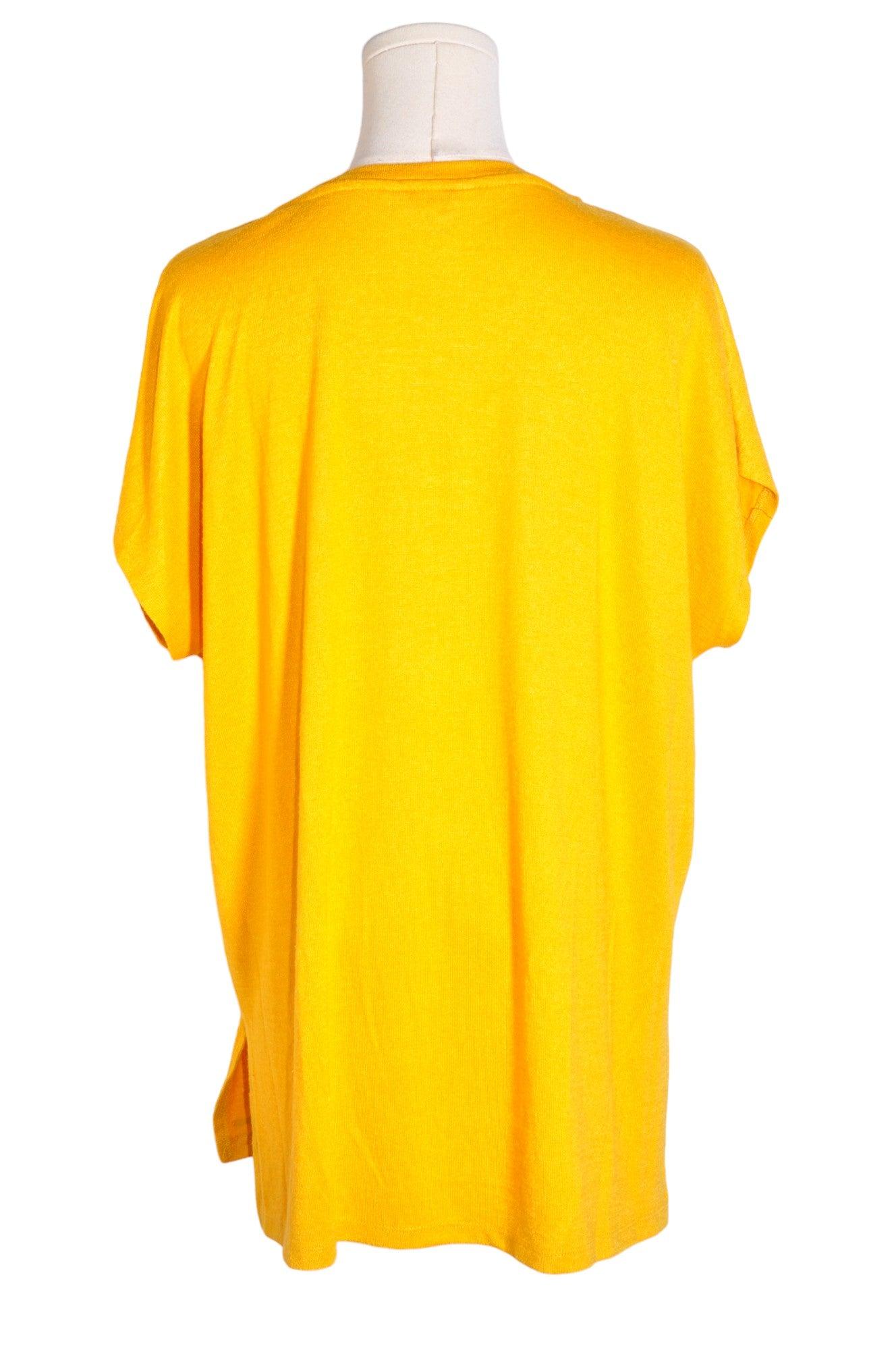 ORVIS Stylish Regular-Fit Yellow Women's T-Shirt - Size L