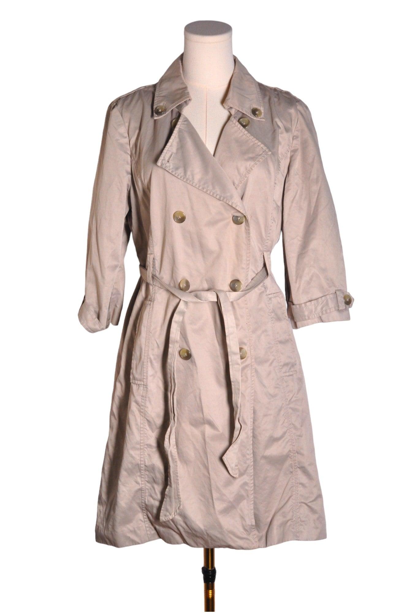 Stylish OLD NAVY Women's Beige Regular Fit Trenchcoat - Size L