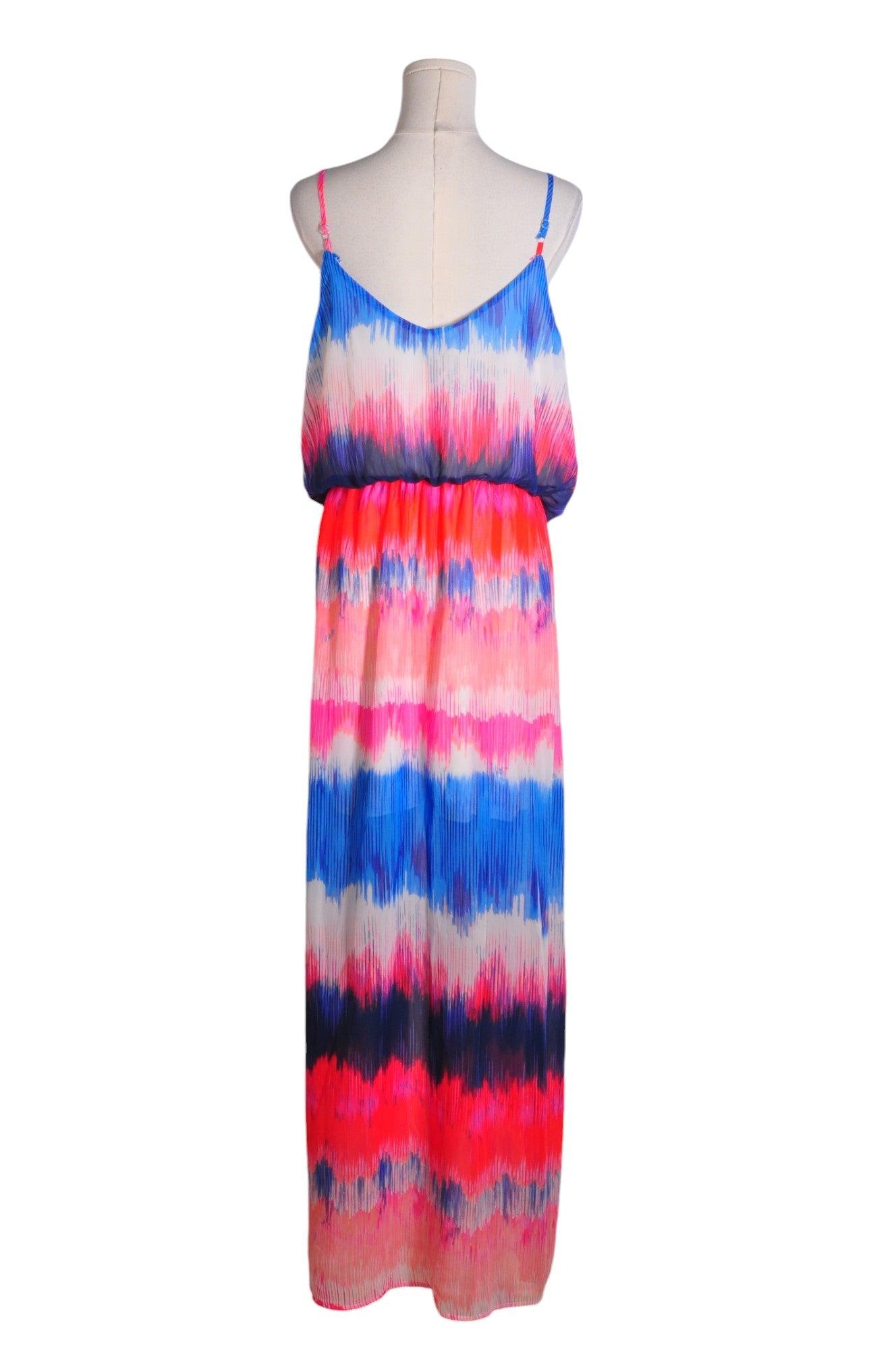 MICHELE BOHBOT Stunning Women's Blue Maxi Dress - Regular Fit, Size 10