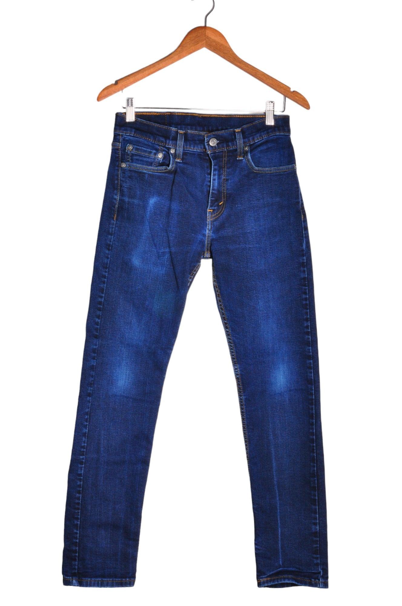 LEVI'S Stylish Women's Blue Regular-Fit Straight-Legged Jeans - Size 30x32