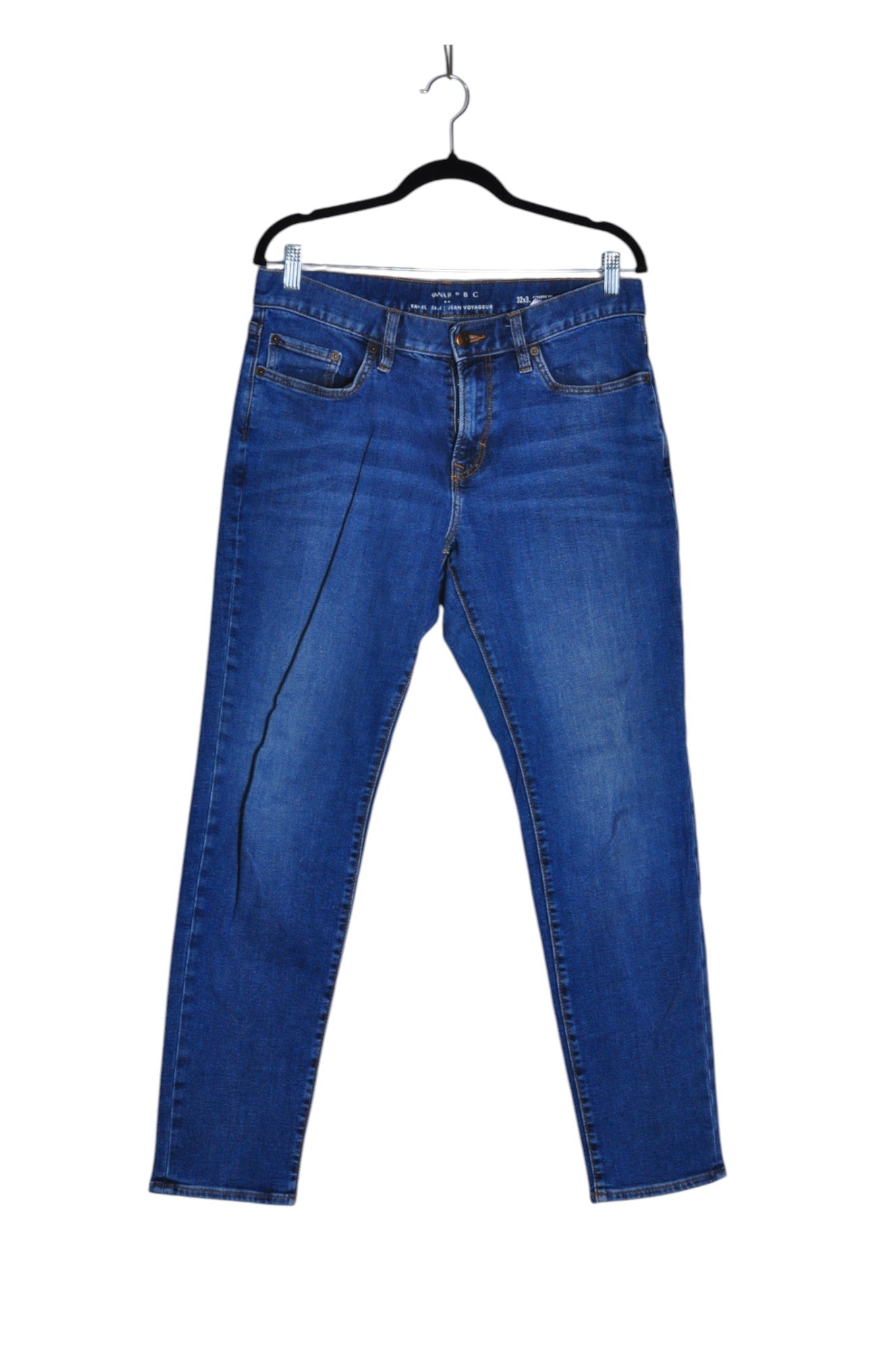 BANANA REPUBLIC Stylish Blue Women's Regular Fit Straight-Legged Jeans - Size 32