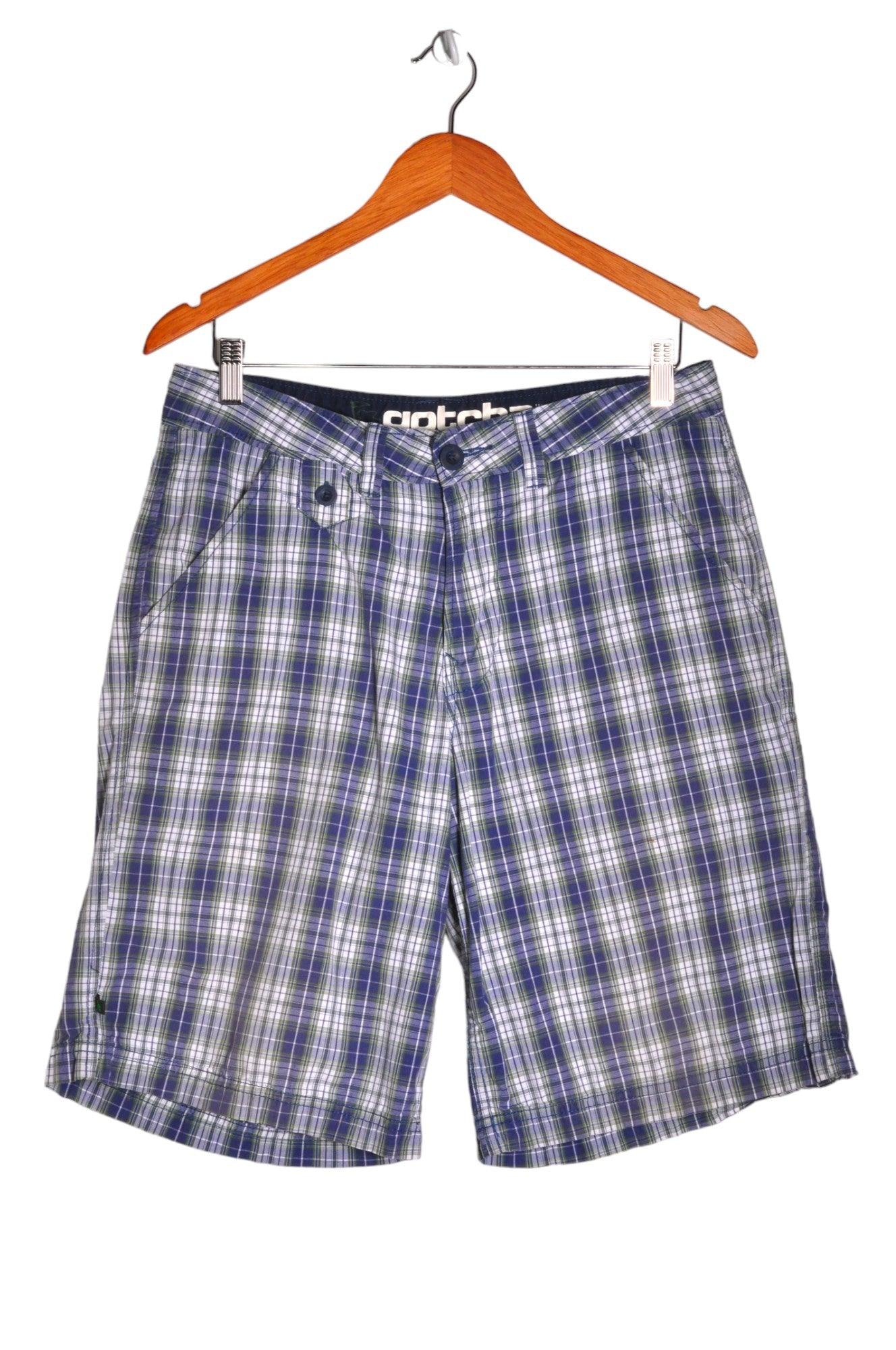 GOTCHA Men's Stylish Classic Blue Regular Fit Shorts - Size 32