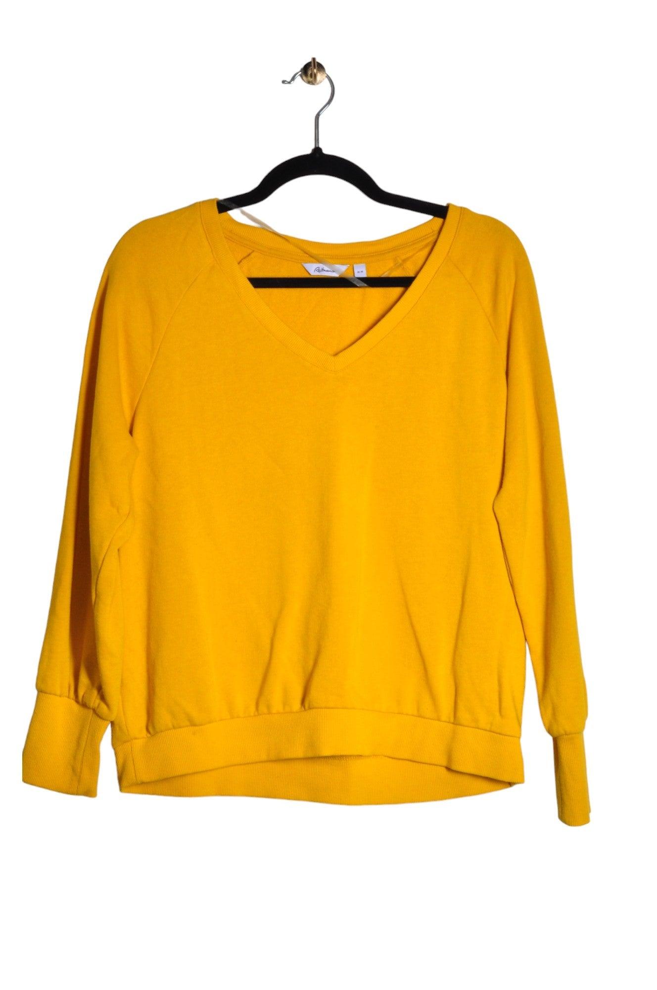 Stylish REITMANS Second - Hand Women's Yellow Regular - Fit Sweater in Size M