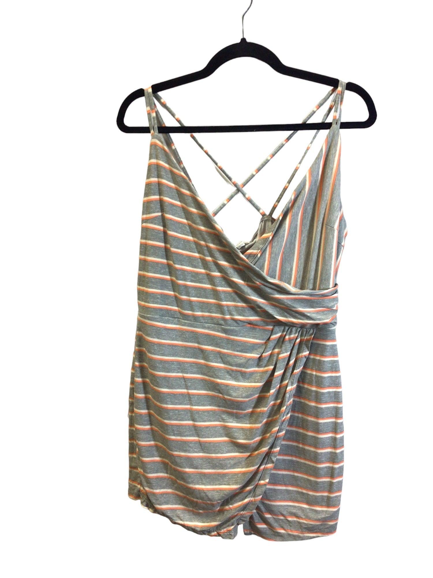 ARDENE Stylish Women's Gray Regular-Fit Wrap Dress - Size XL