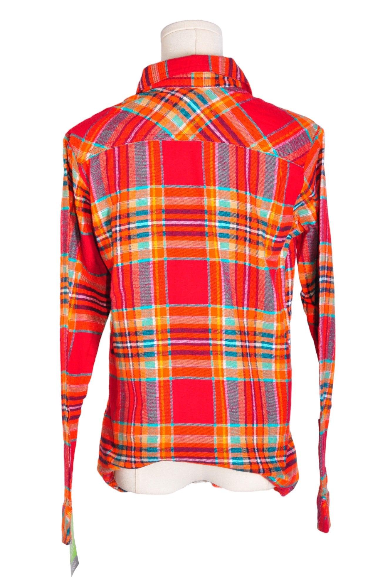 Stylish RICKI'S Women's Orange Regular-Fit Button Down Tops - Size XS