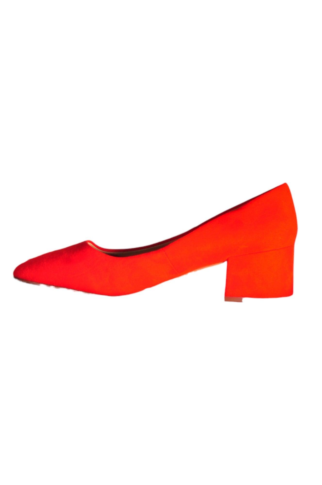 Stylish JOE FRESH Orange Regular - fit Women's Heels Size 6