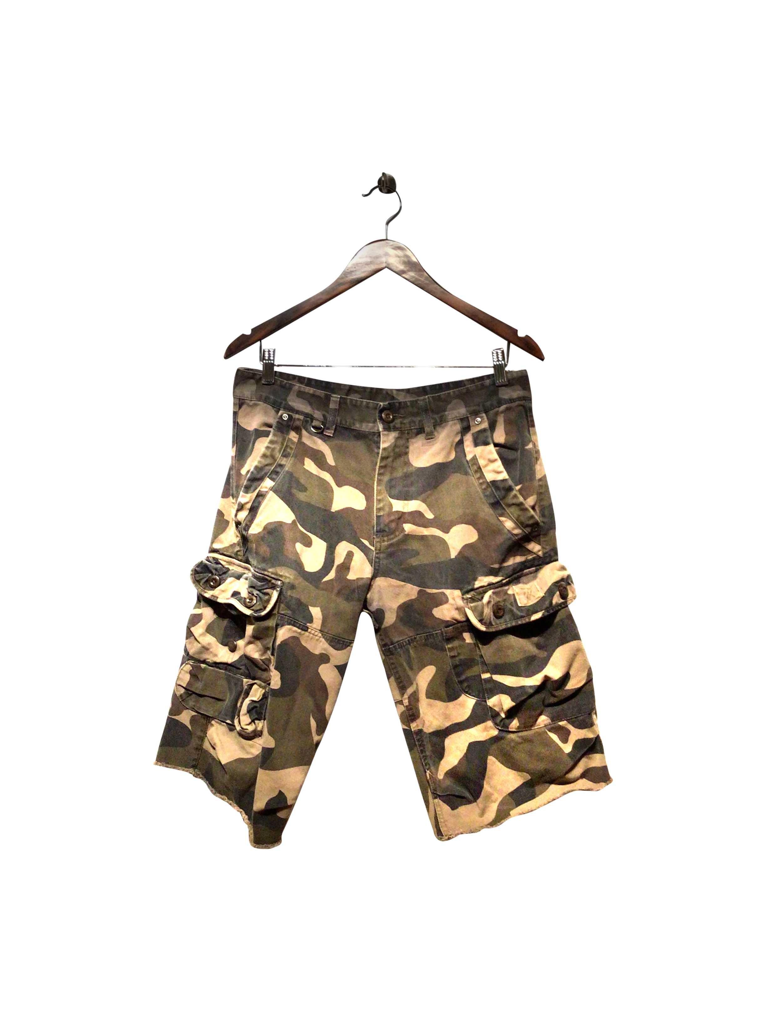 ARMANI Stylish Regular Fit Green Pant Shorts - Size 30