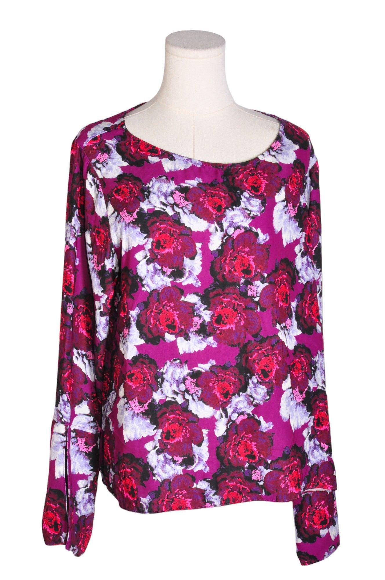 Gorgeous GEORGE Women's Purple Regular Fit Blouses - Size XL