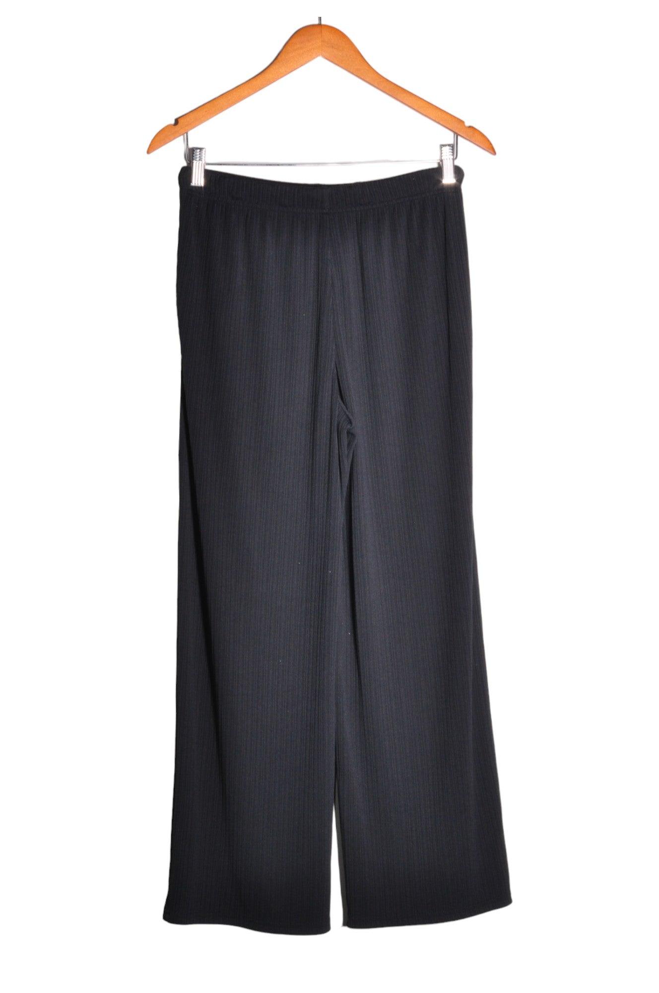 Stylish GU Women's Regular Fit Black Work Pants - Size M