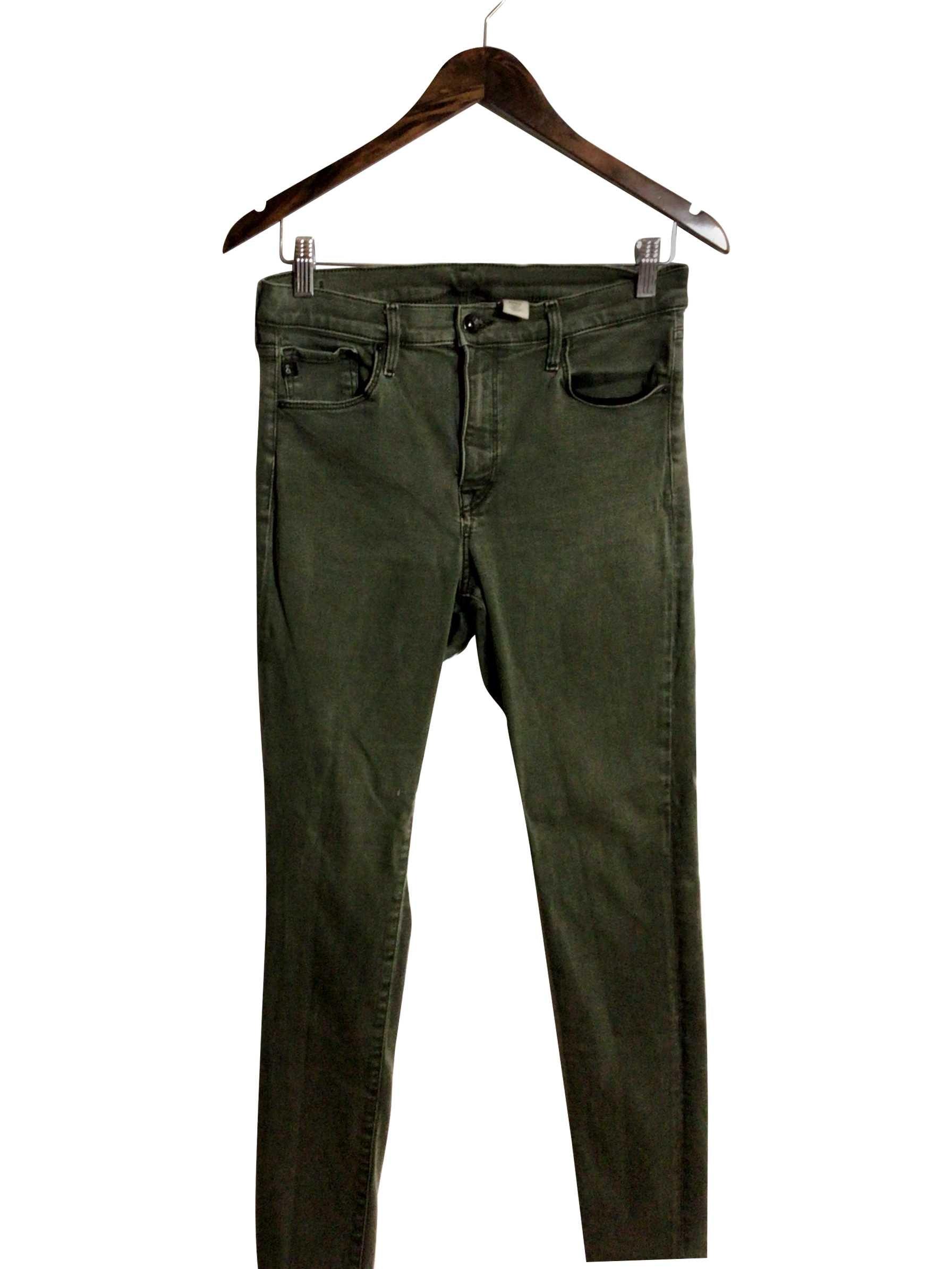 Second Hand &DENIM Green Regular Fit Straight-Legged Jeans Size 33