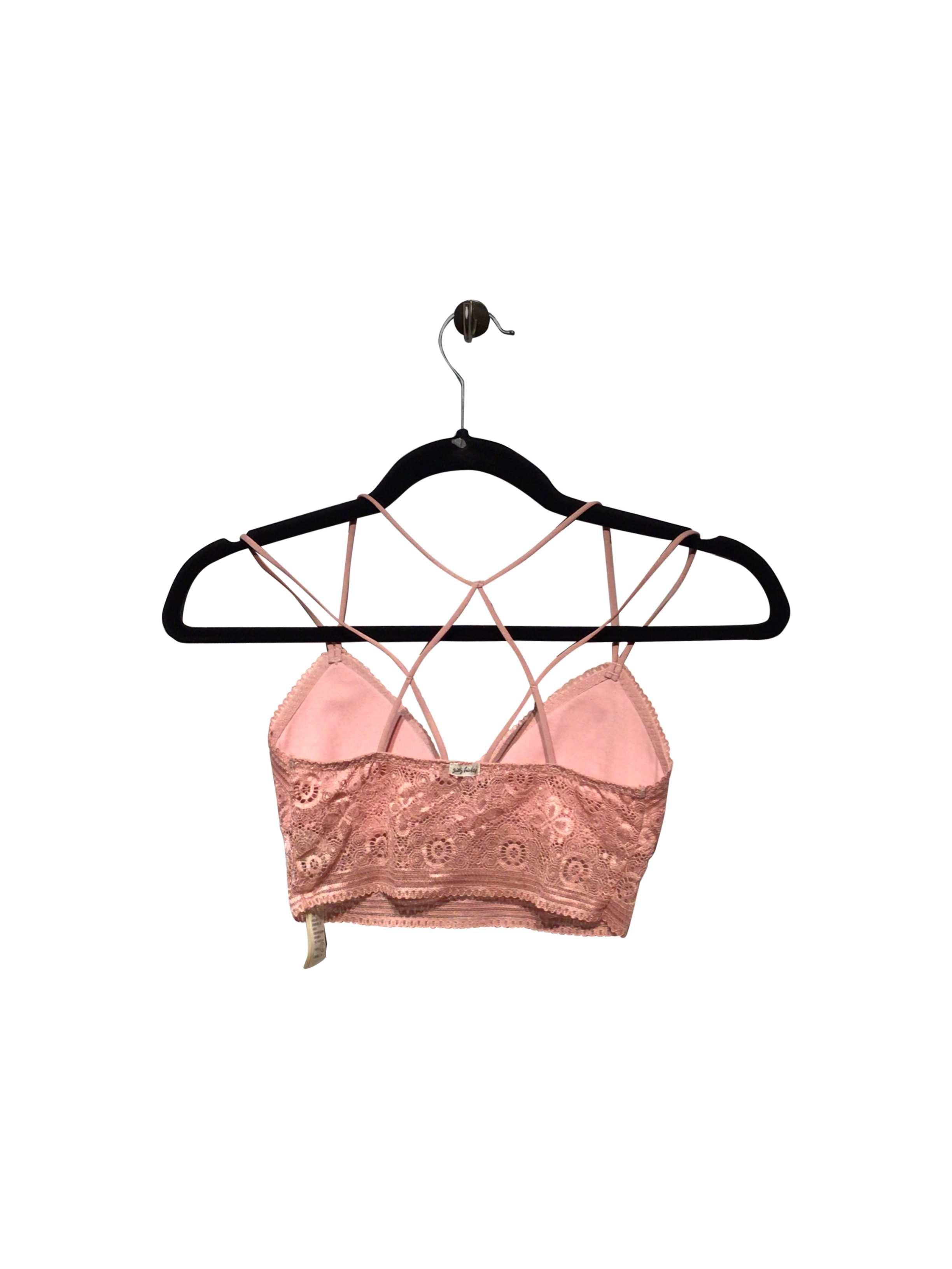 GILLY HICKS Pink XS Second - hand Solid - Colour Bra