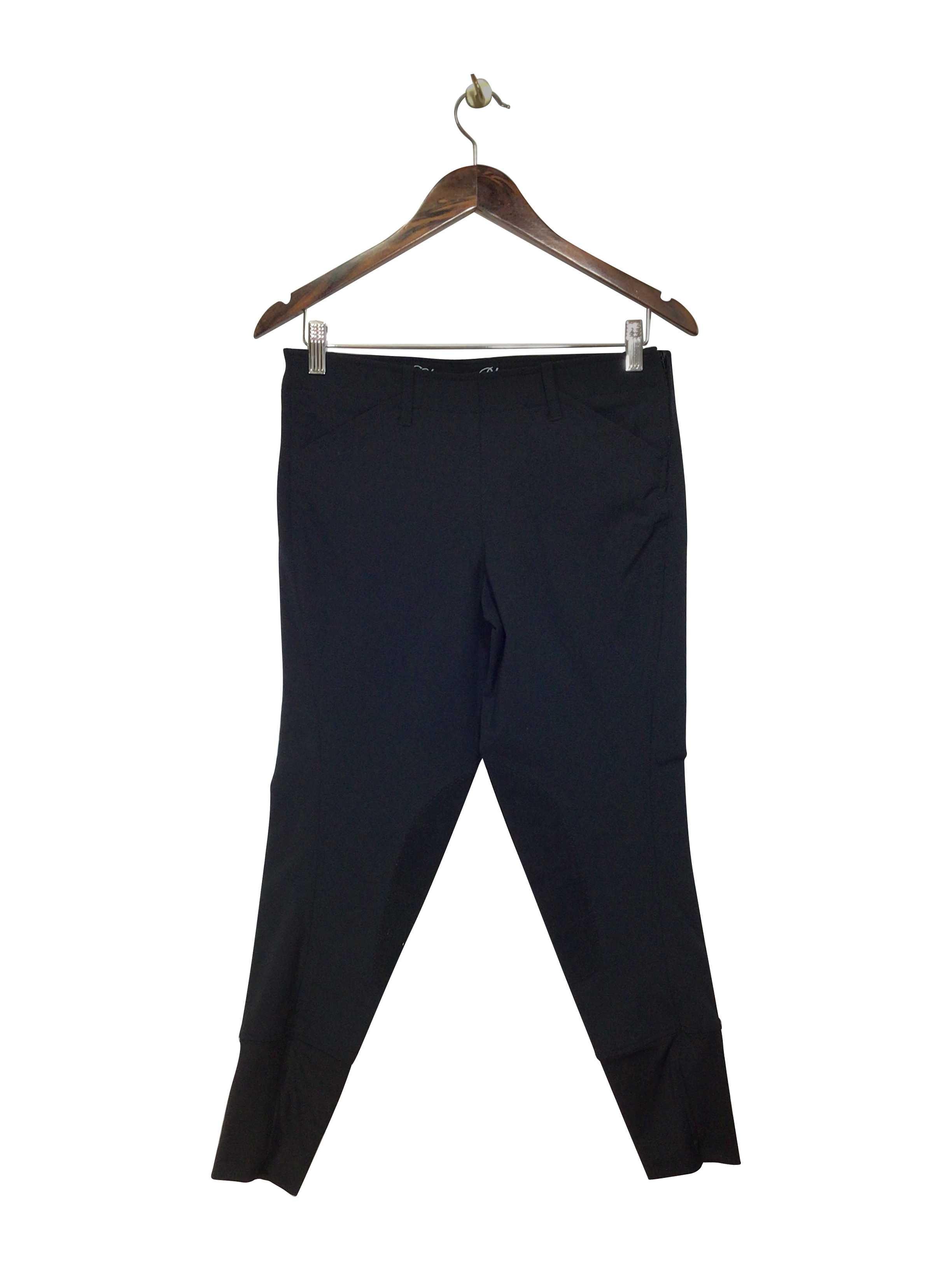 ELATION Stylish Regular Fit Black Pant - Size 28