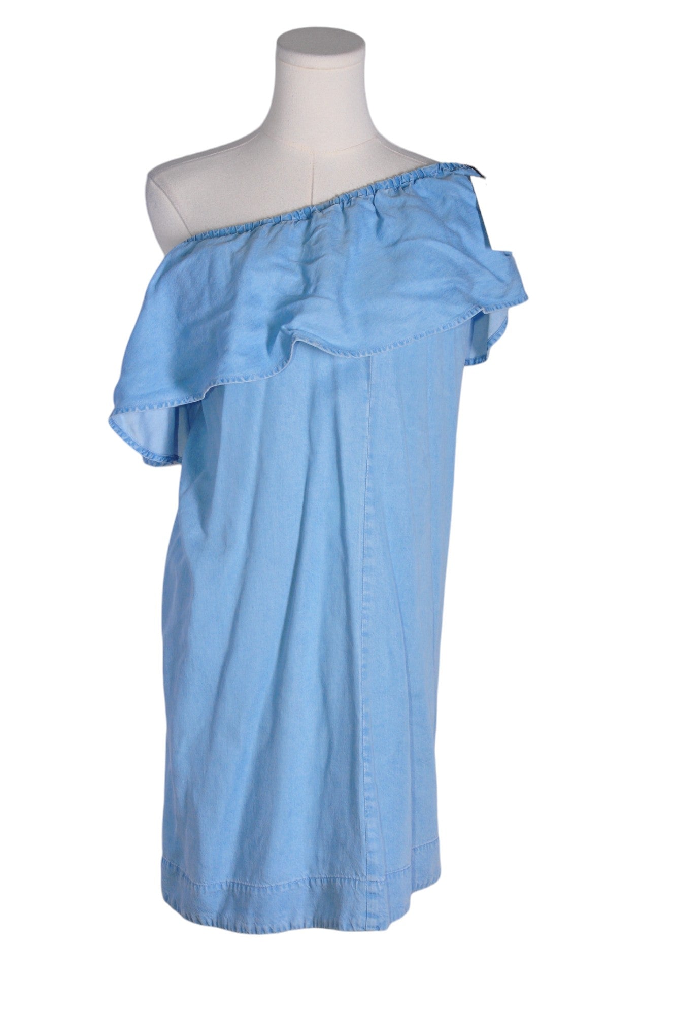 7 FOR ALL MANKIND Stylish Women's Blue Drop Waist Regular Fit Dress - Size XS