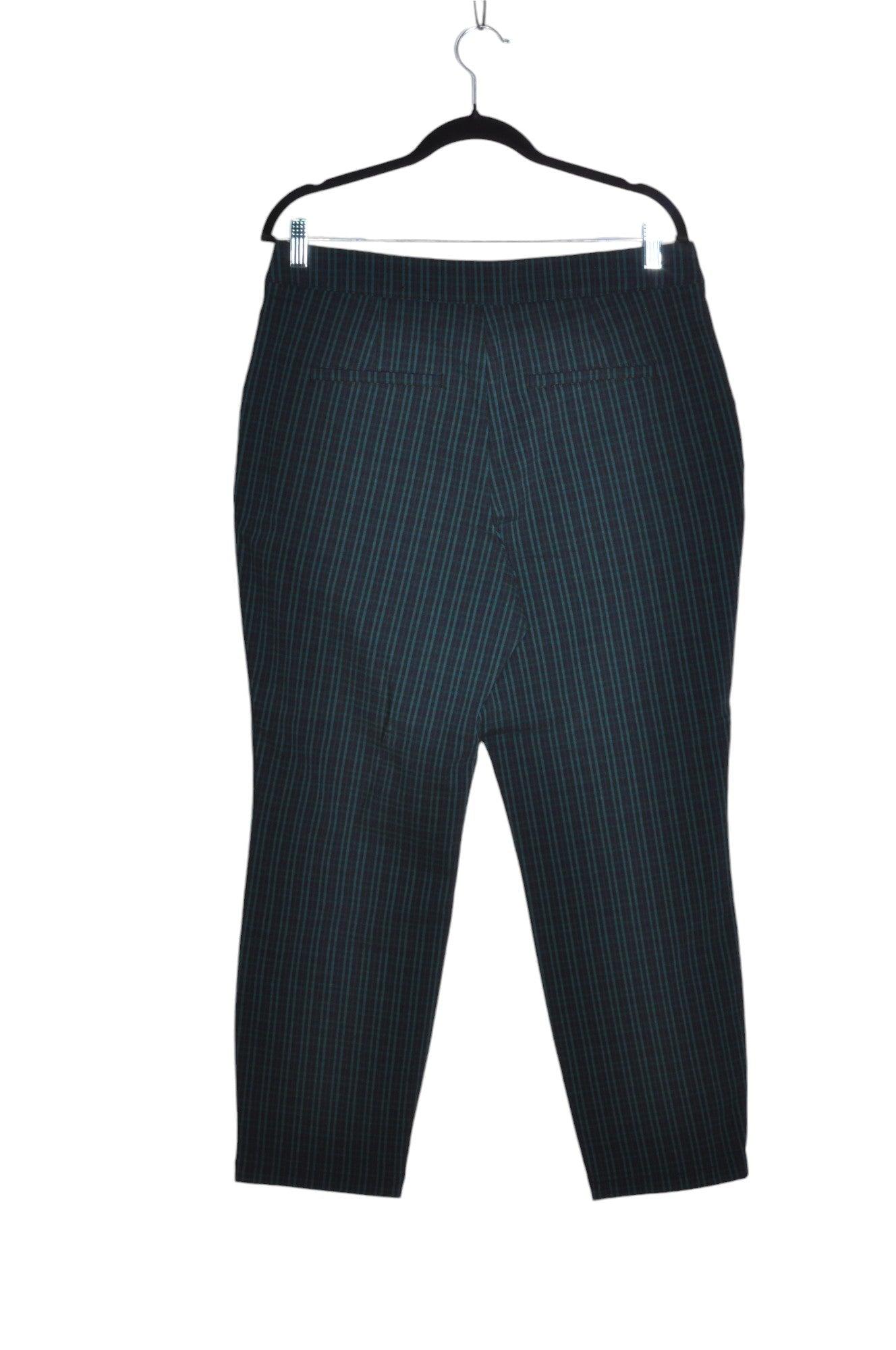 RICKI'S Stylish Women's Regular-Fit Green Work Pants - Size 14
