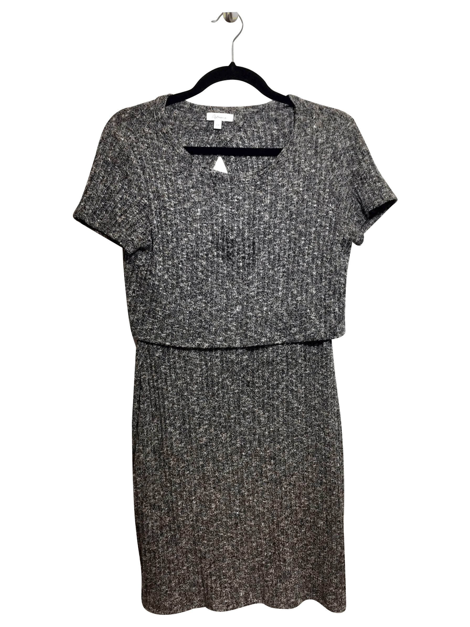 REITMANS Stylish Regular Fit Gray Midi Dress - Size S